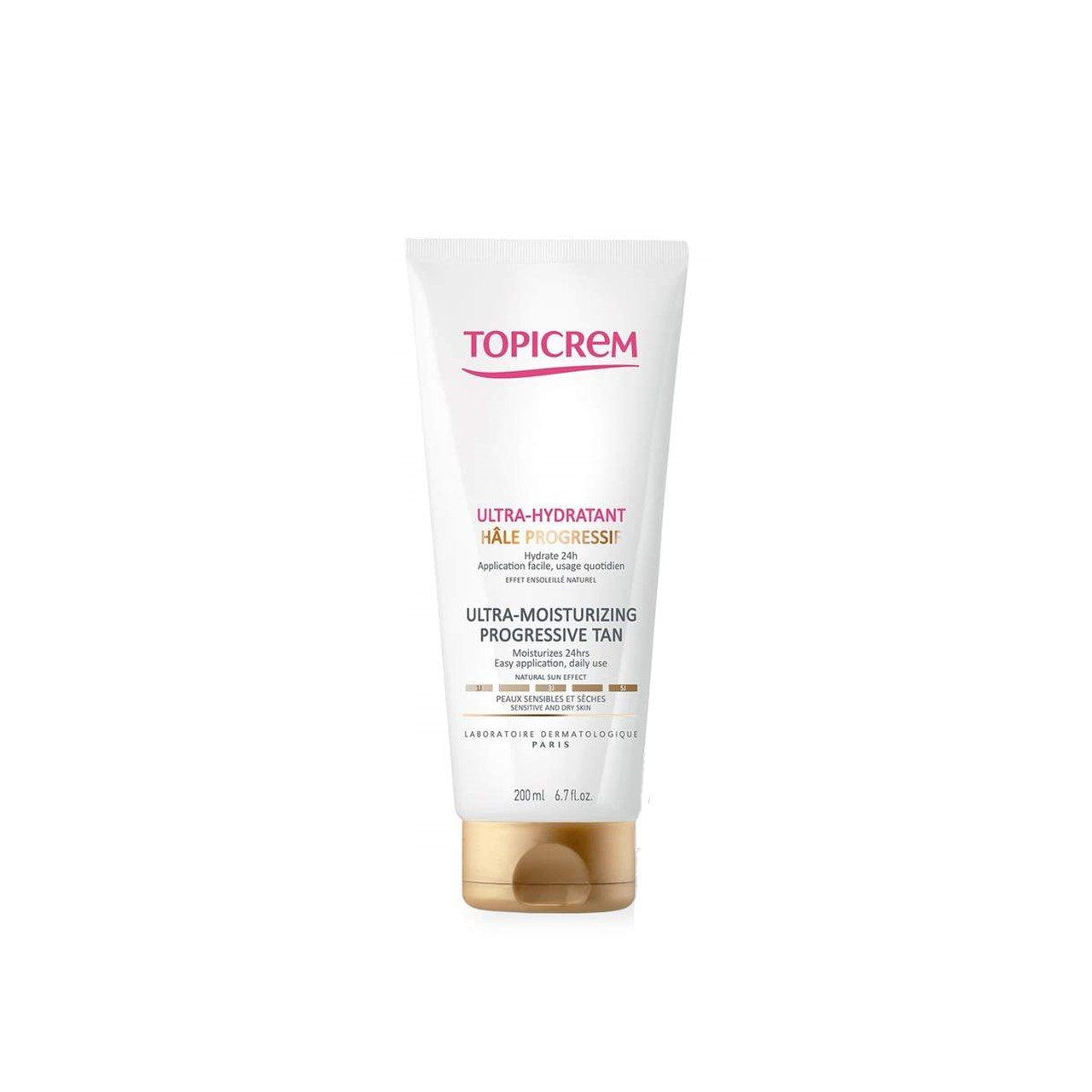 Topicrem Ultra-Moisturizing Progressive Tan 200ml