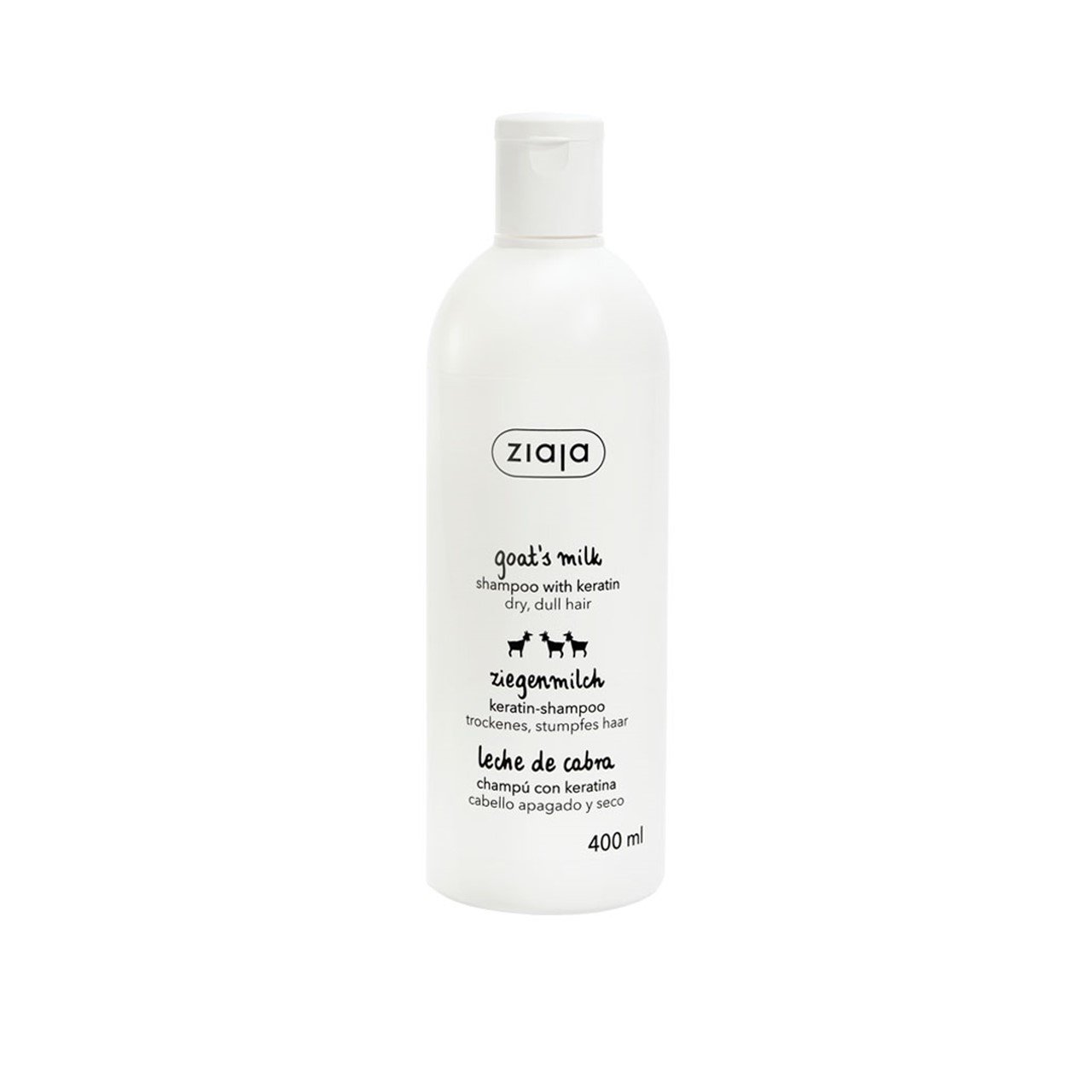Ziaja Goat's Milk Strengthening Champô with Keratin 400ml
