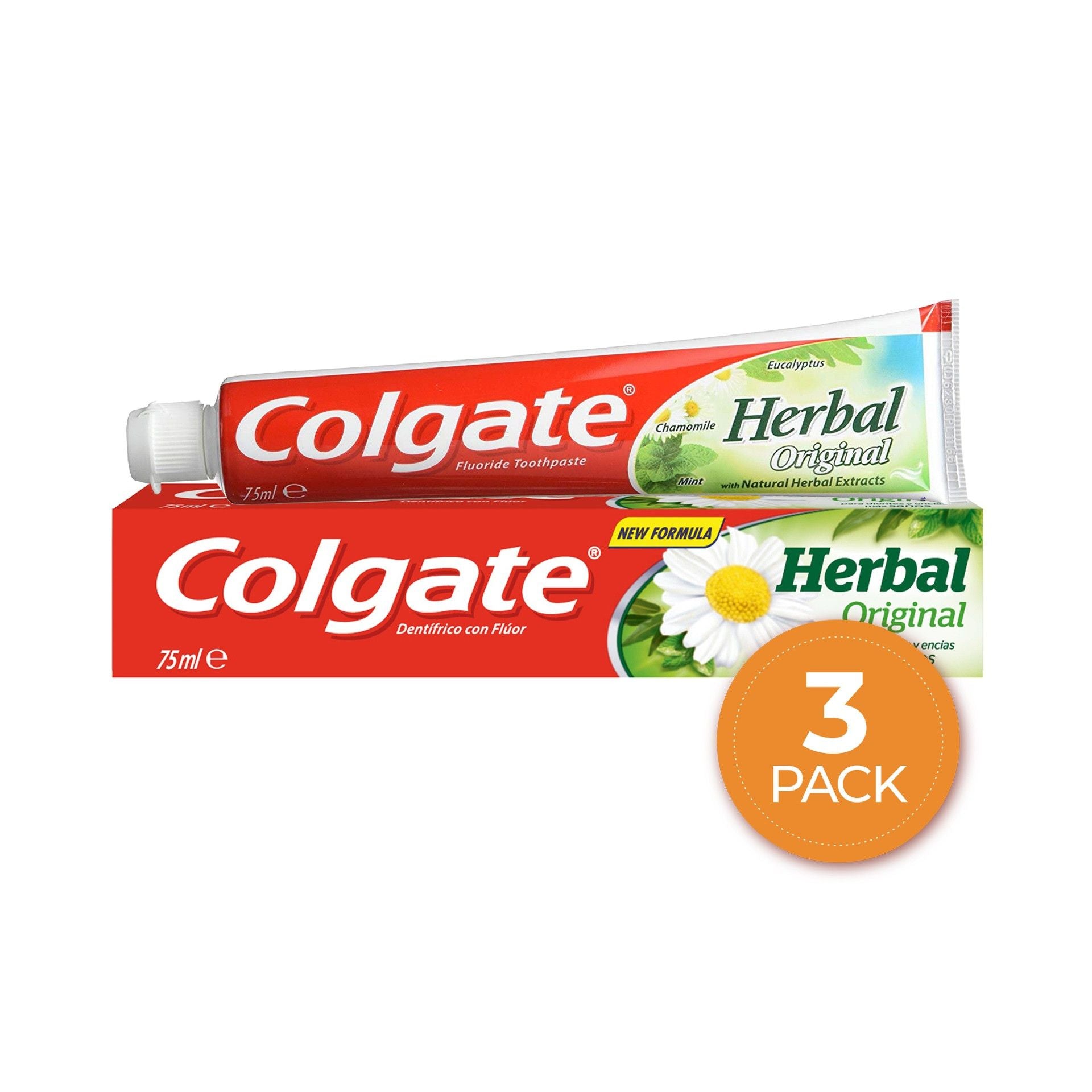 Colgate Pasta Dentífrica Herbal 75 ml - Pack 3 x 75 ml