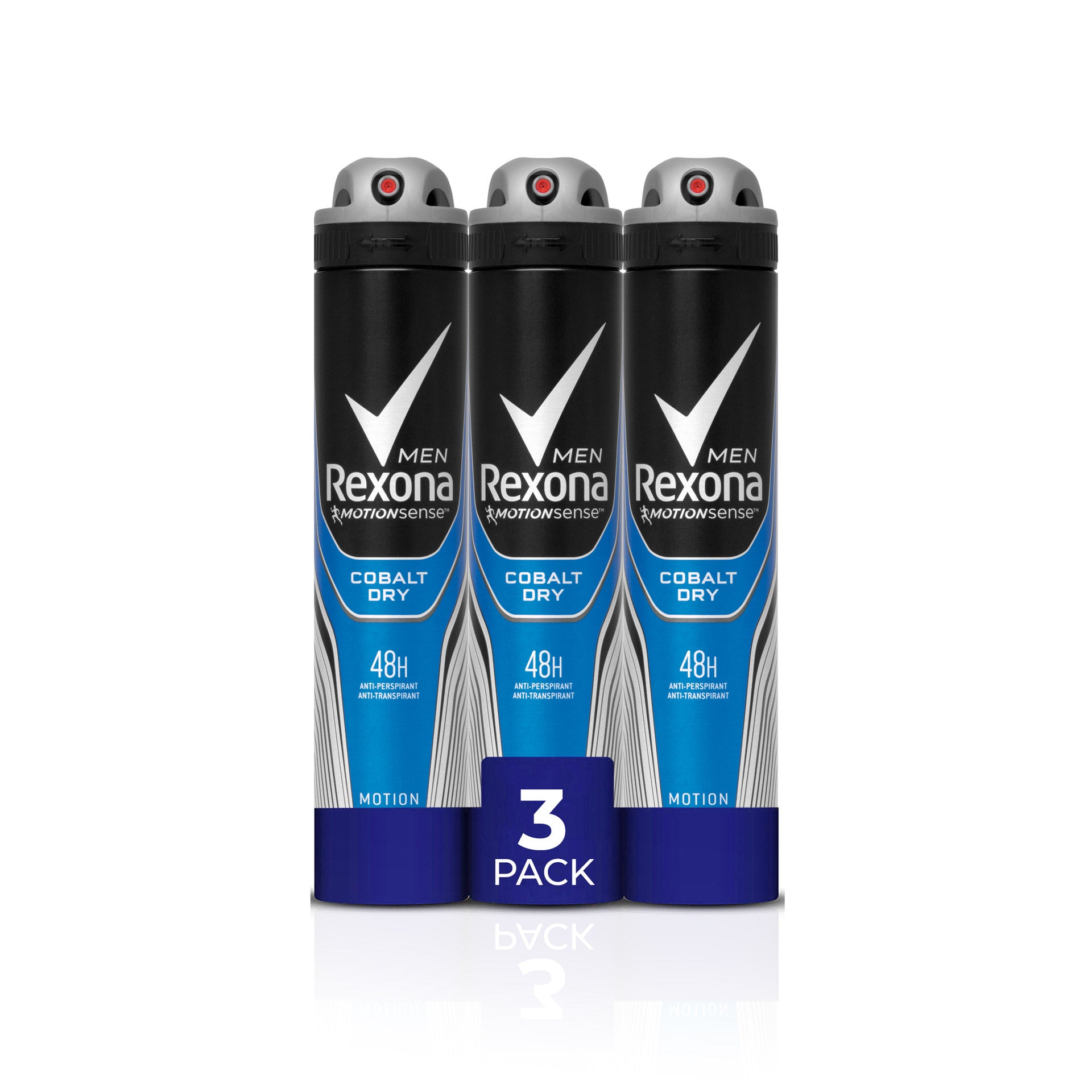 Rexona Men Aero Cobalt 200 ml - Pack 3 x 200 ml