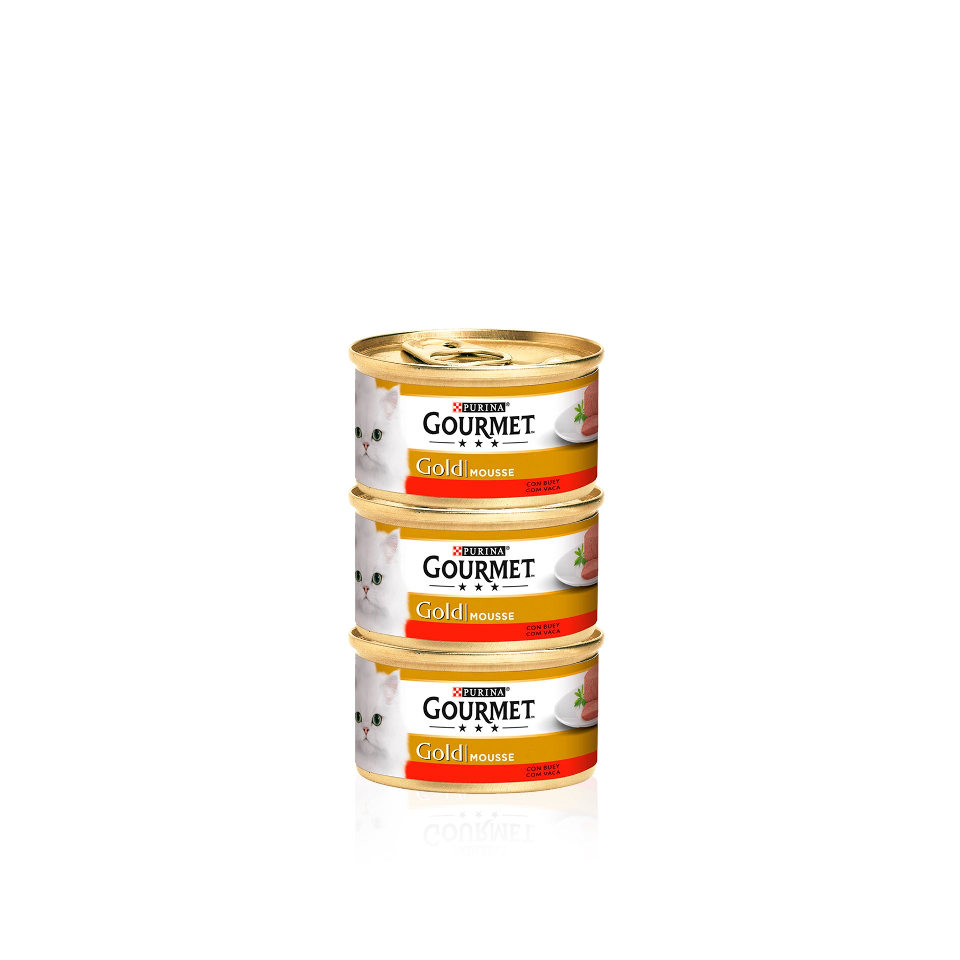 Purina Gourmet Gold Carne de Vaca 85 gr - Pack 3 x 85 gr