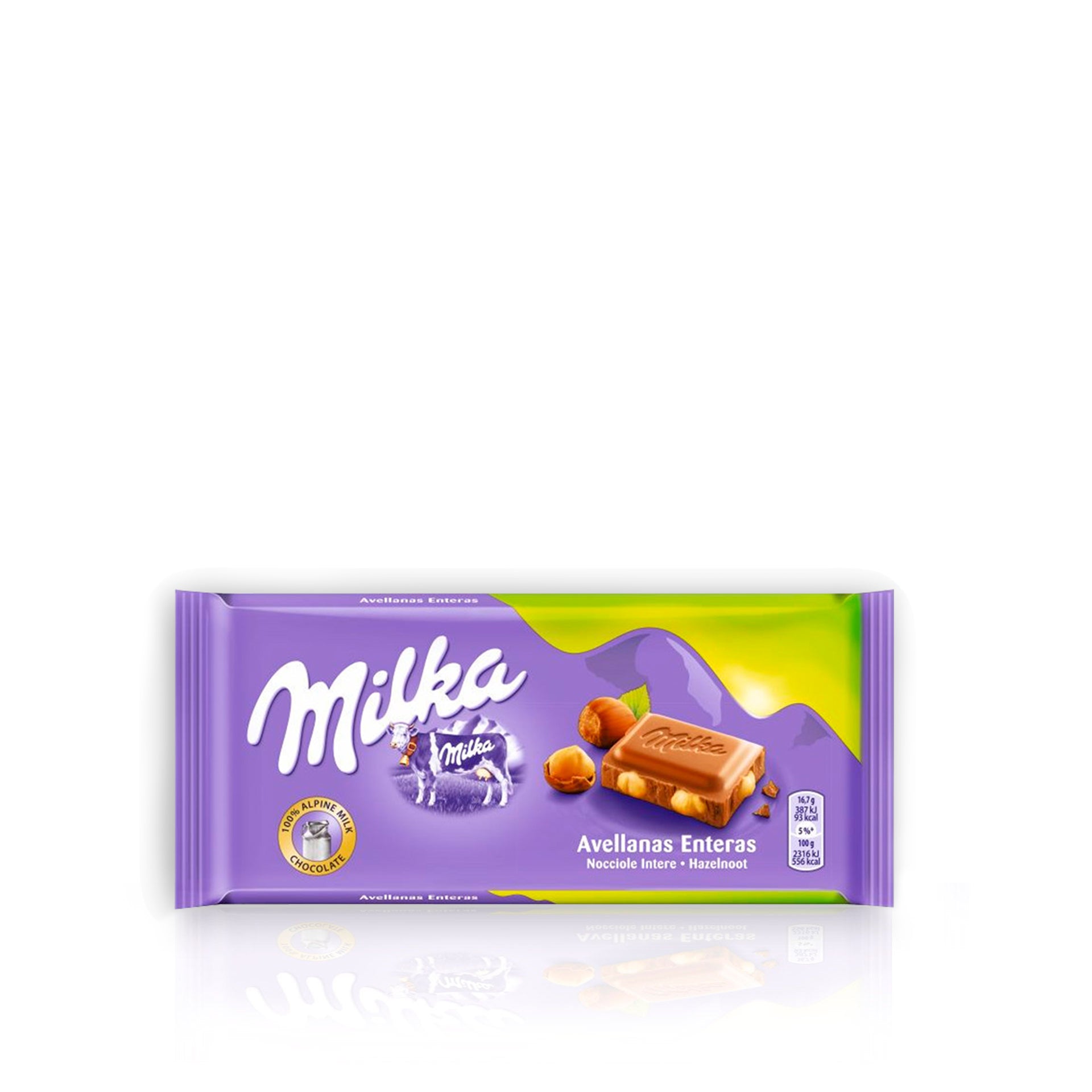 Milka Chocolate Avelãs Inteiras 100 gr