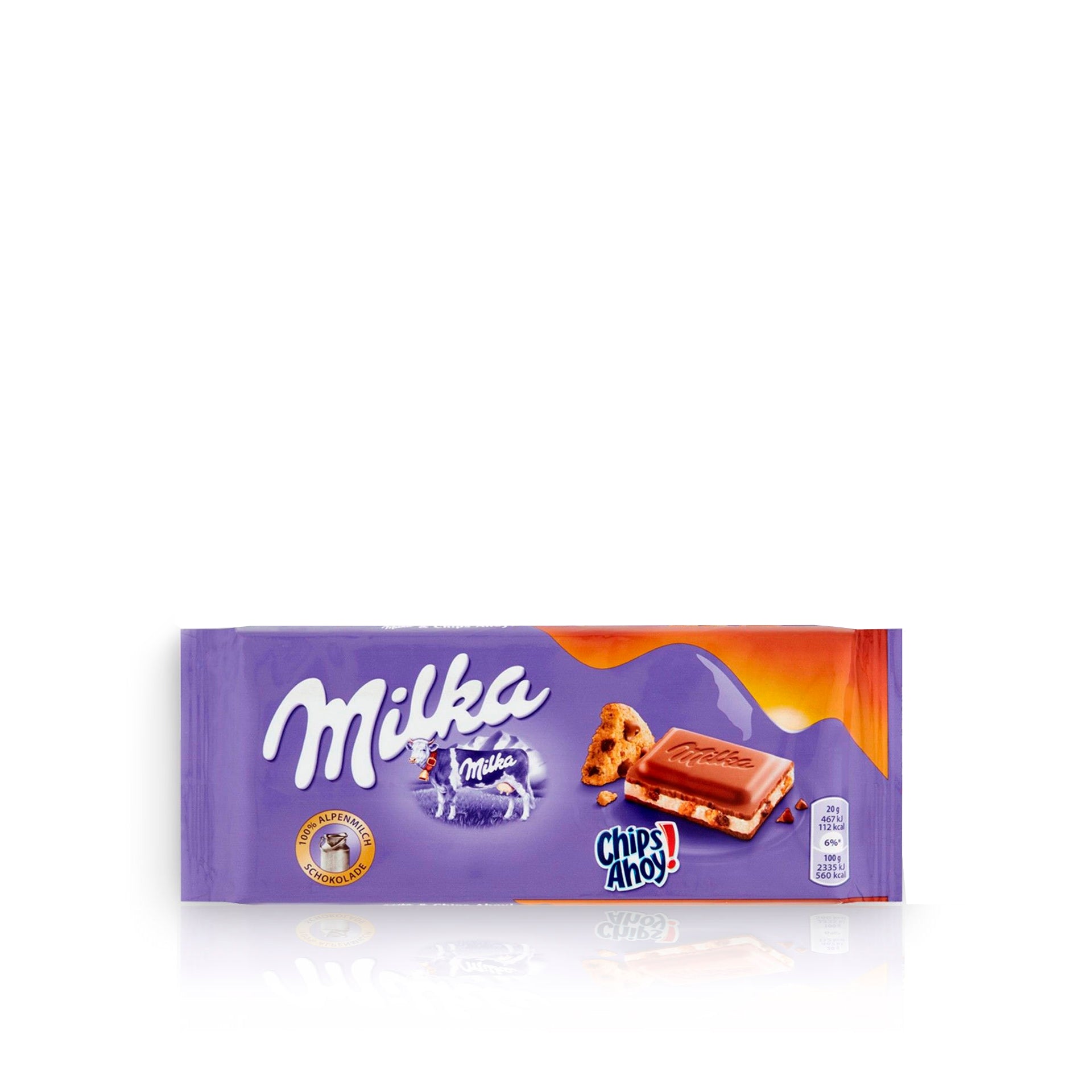 Milka Chocolate de Leite Chips Ahoy 100 gr