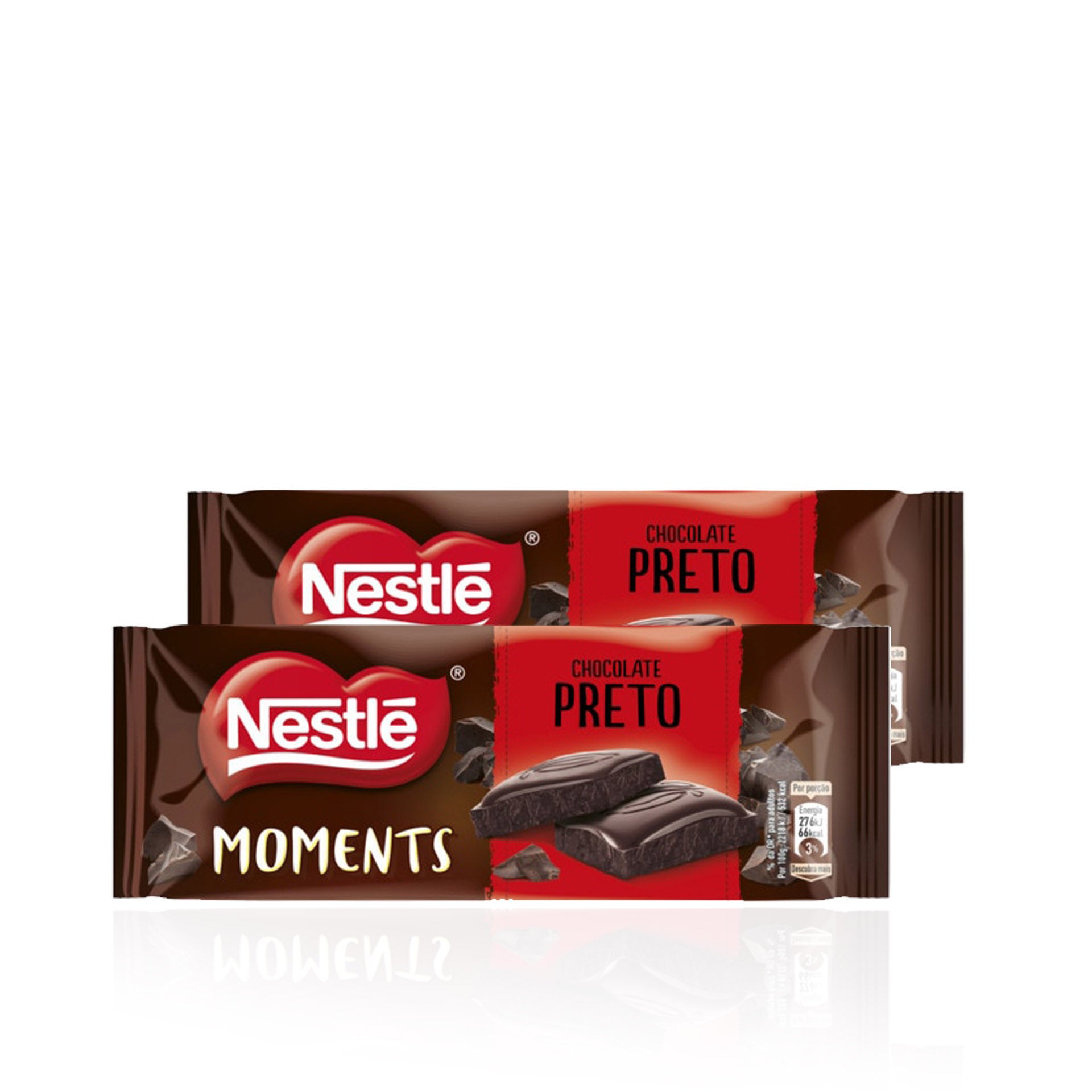 Nestlé Moments Tablete Chocolate Preto 90 gr - Pack 2 x 90 gr