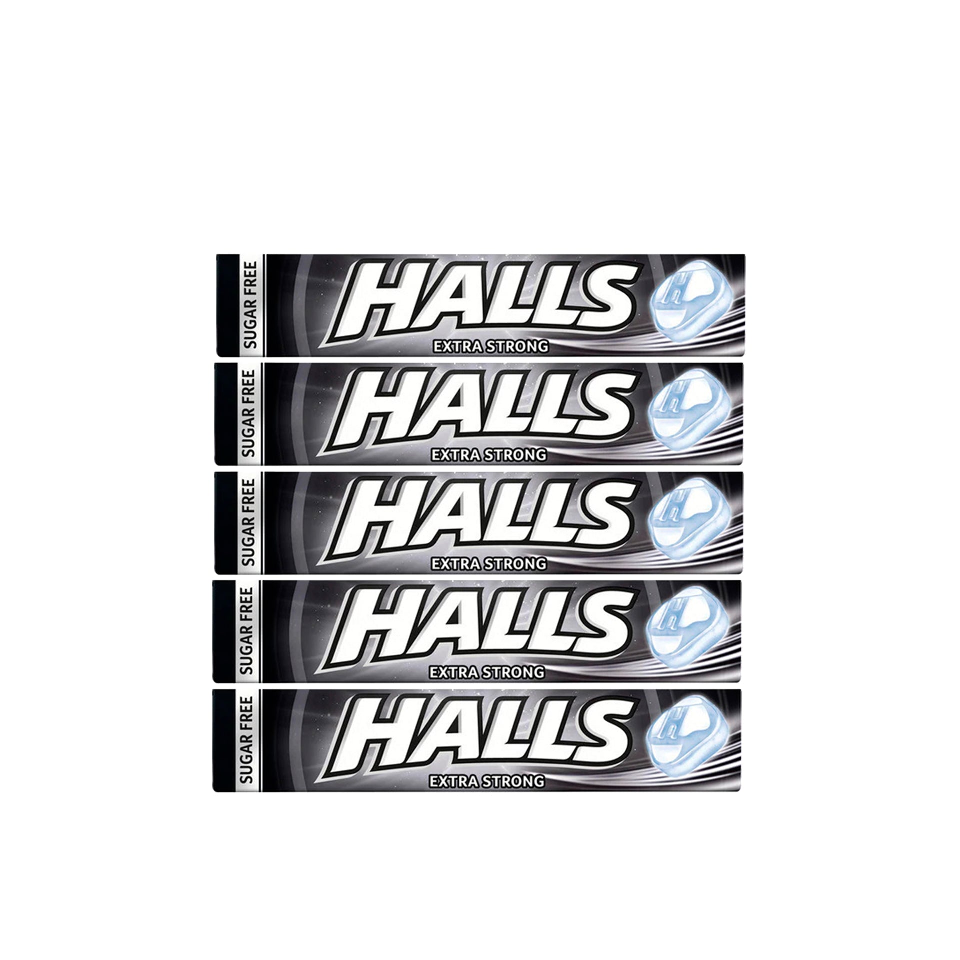 Halls Black Extra Strong 32 gr - Pack 5 x 32 gr