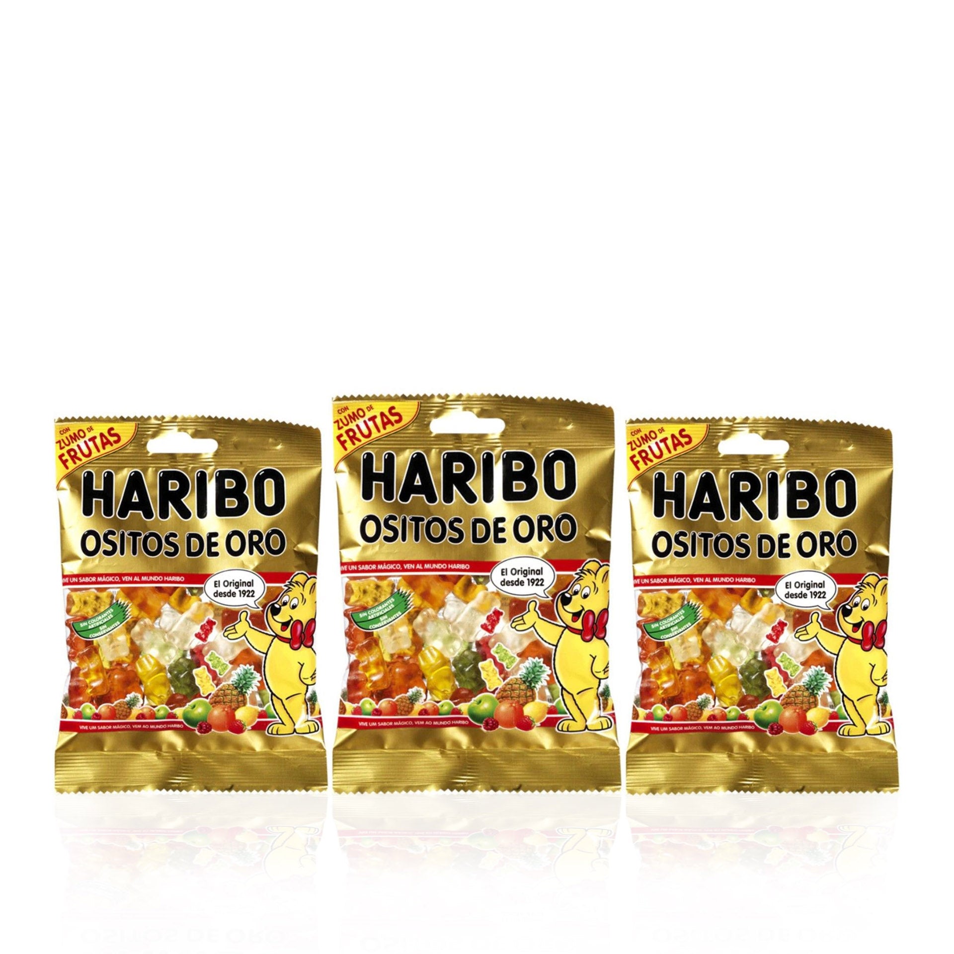 Haribo Ositos de Oro 100 gr - Pack 3 x 100 gr