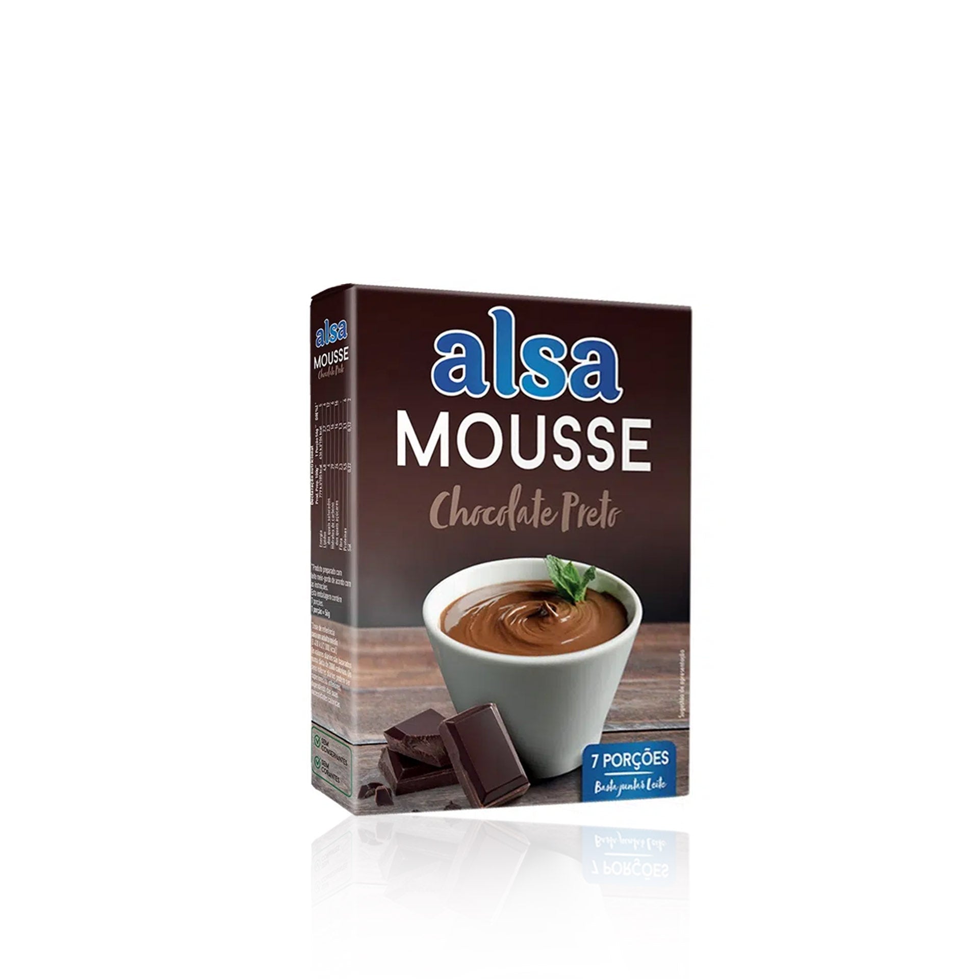 Alsa Mousse Chocolate Negro 148 gr