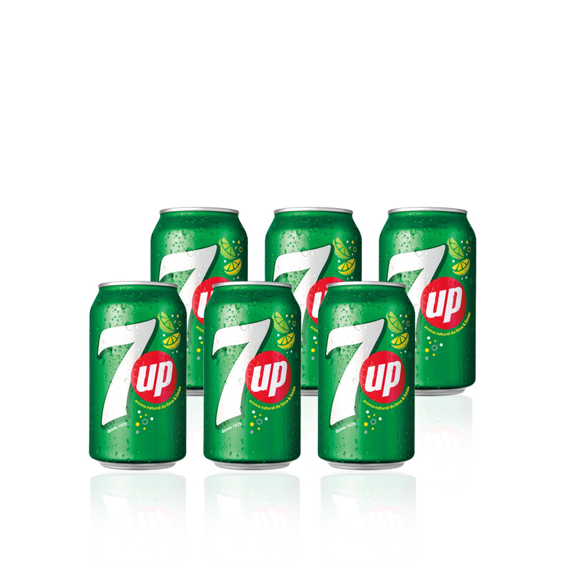 7UP Lata 33 cl - Pack 6 x 33 cl