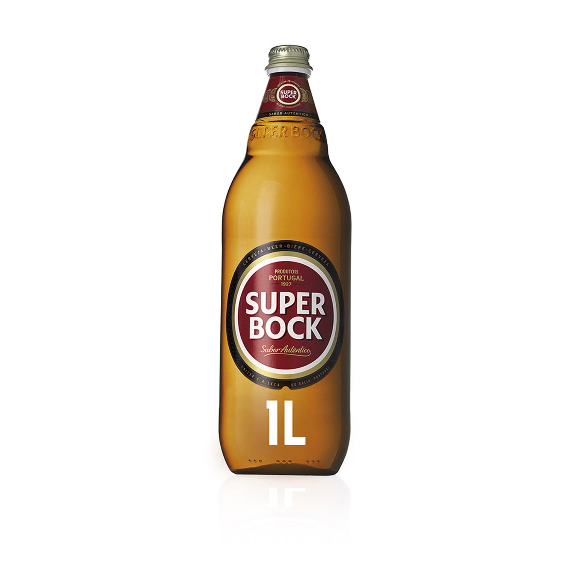 Super Bock Cerveja com Álcool 1 L