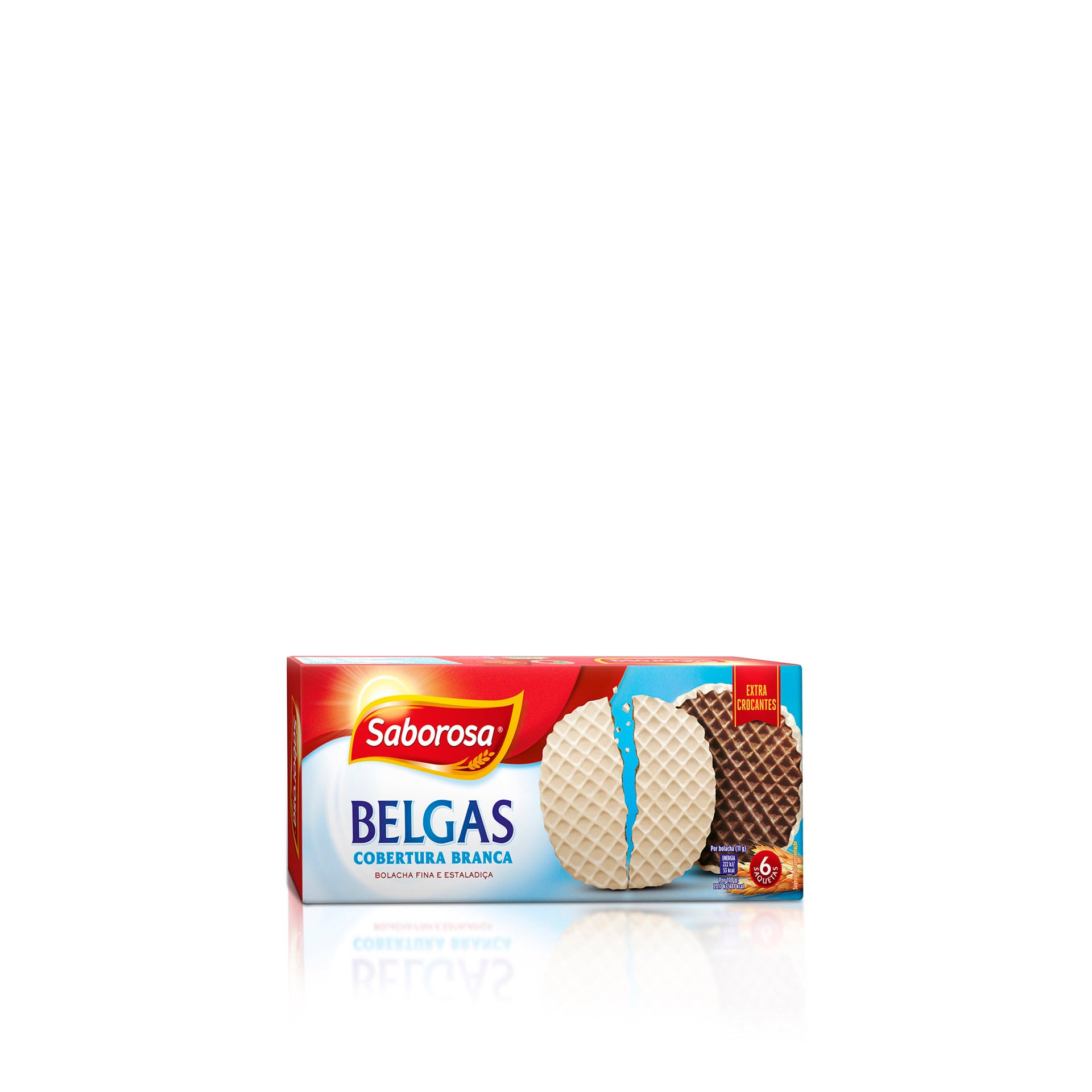 Saborosa Belgas Chocolate Branco 198 gr