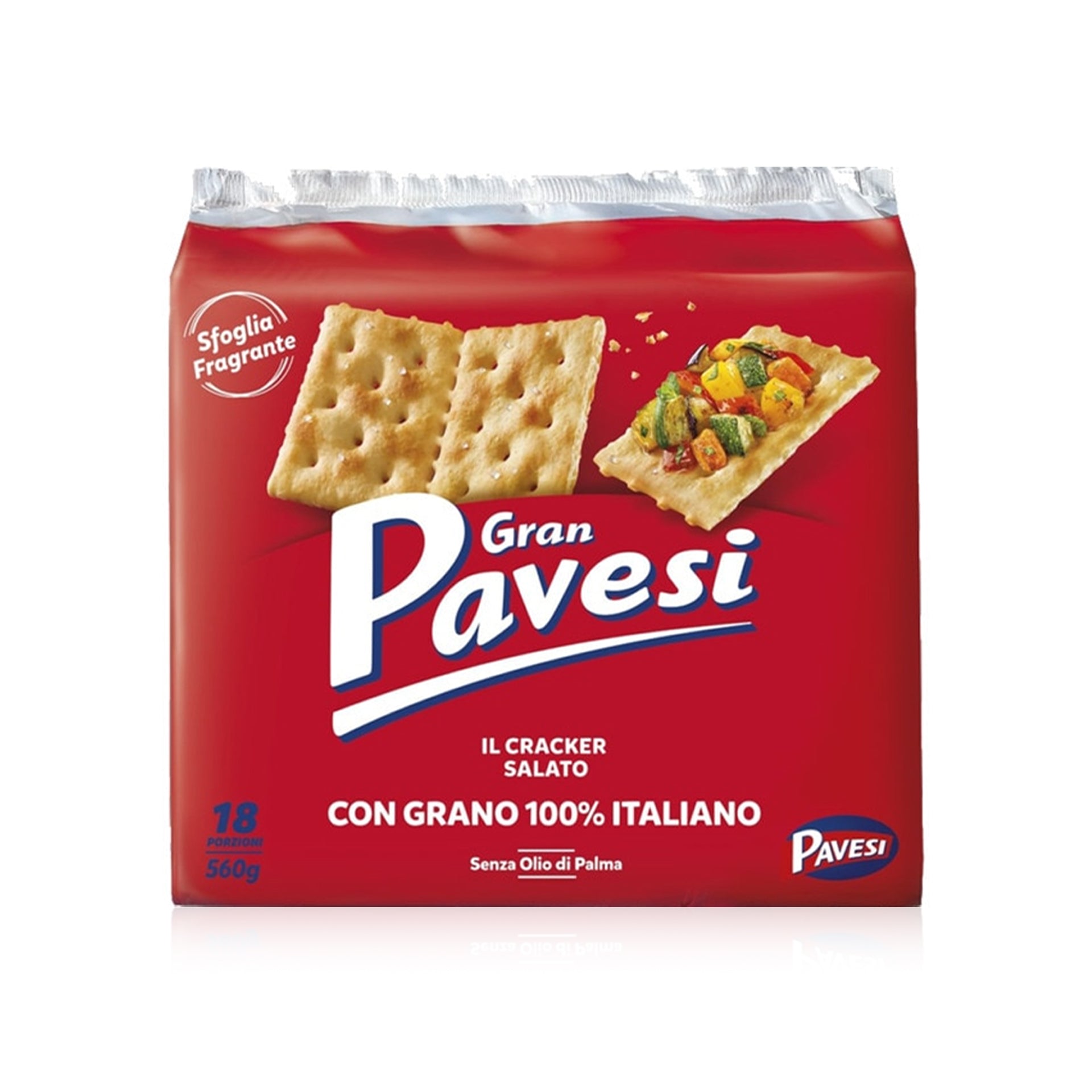 Gran Pavesi Crackers com Sal 560 gr