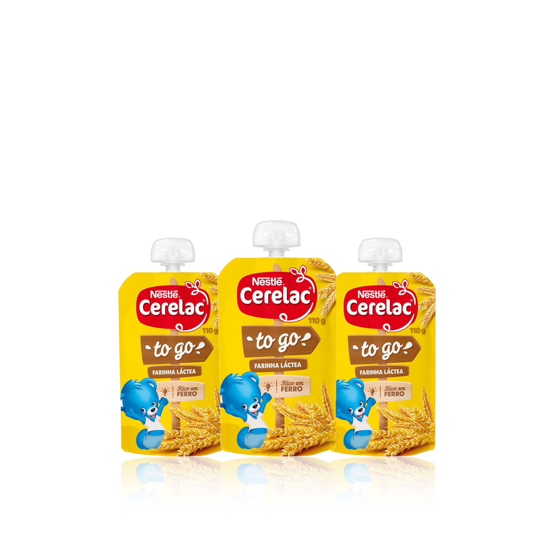 Nestlé Cerelac To Go Farinha Láctea 110 gr - Pack 3 x 110 gr