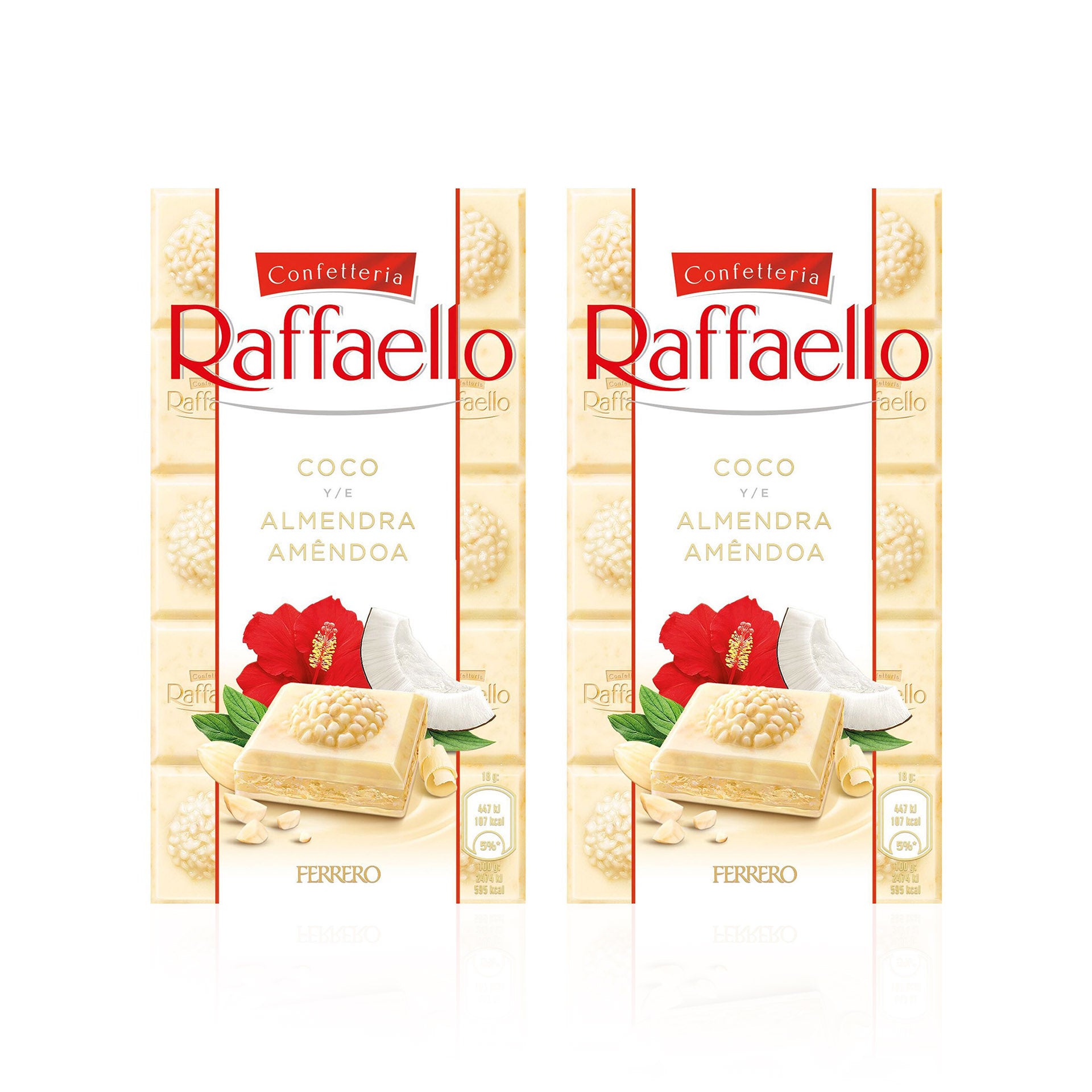 Raffaello Chocolate 90 gr - Pack 2 x 90 gr