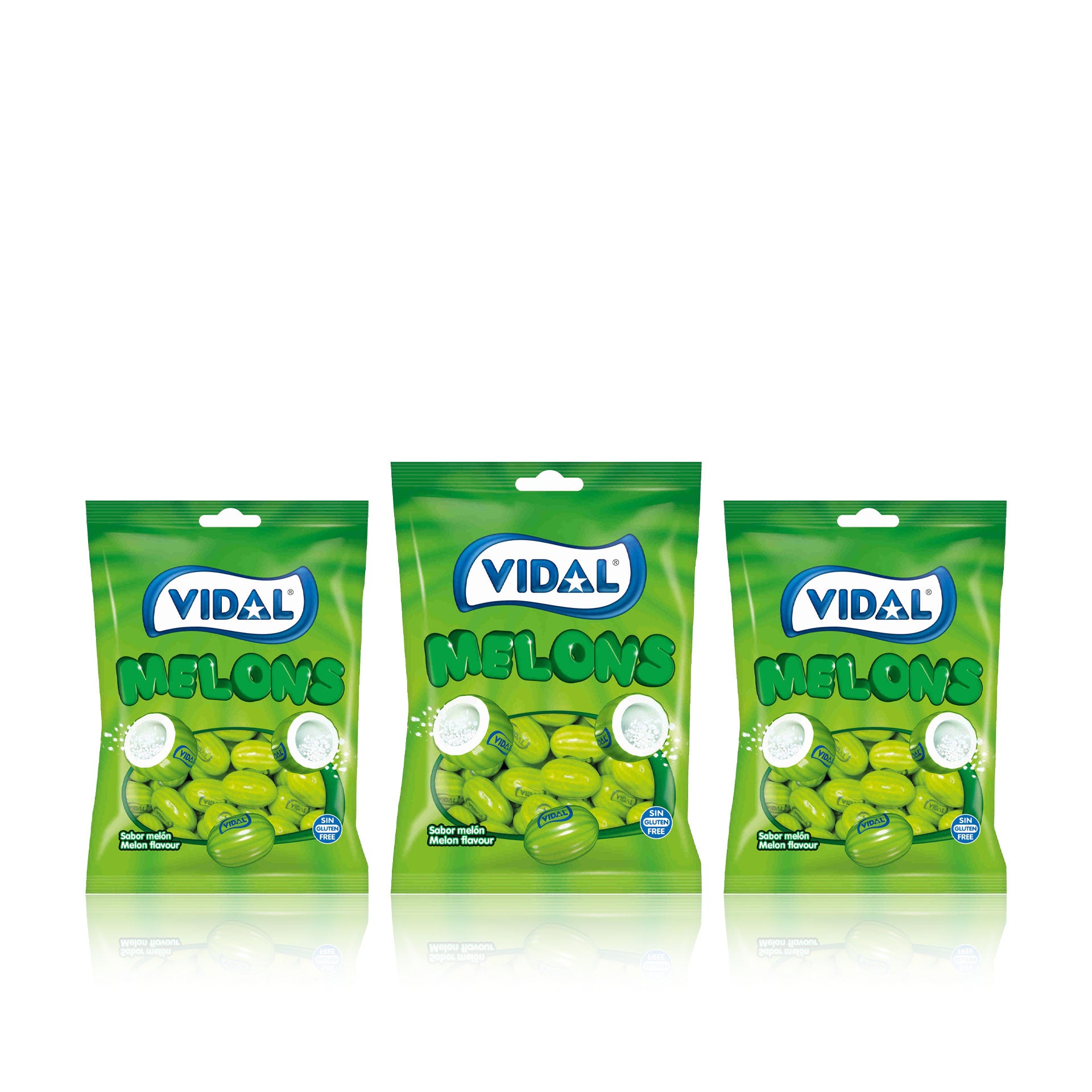Vidal Gomas Melões 90 gr - Pack 3 x 90 gr