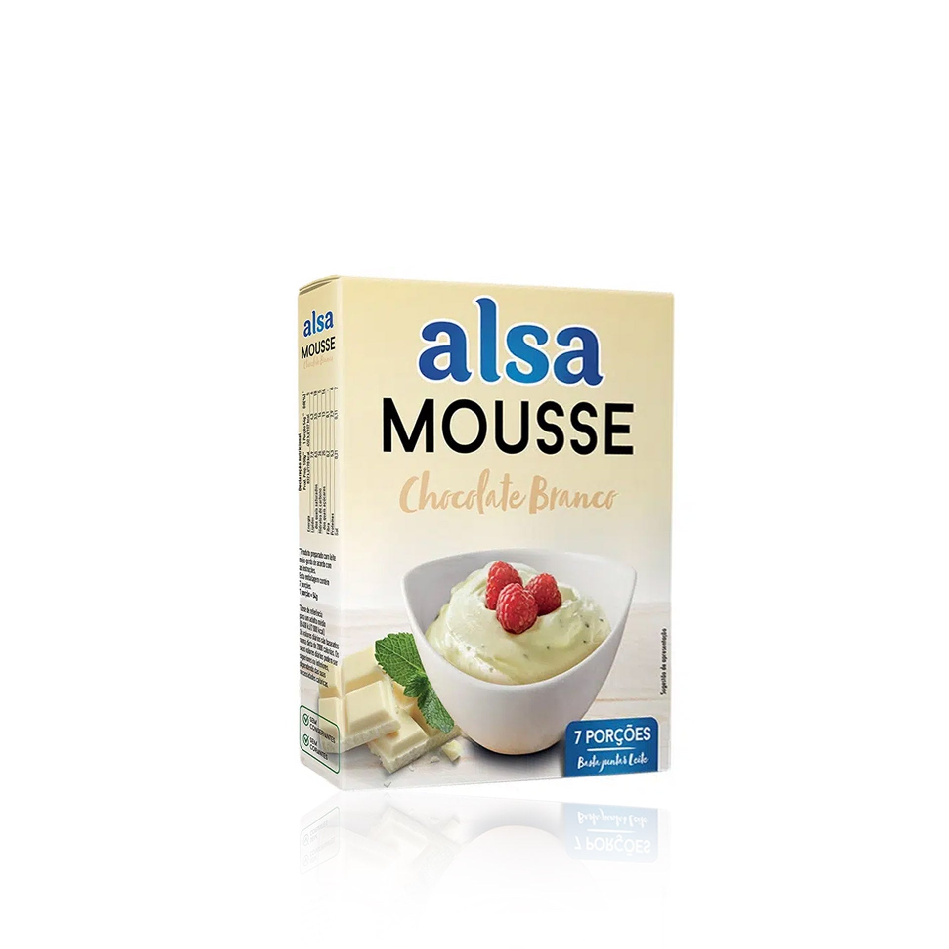 Alsa Mousse Chocolate Branco 133 gr