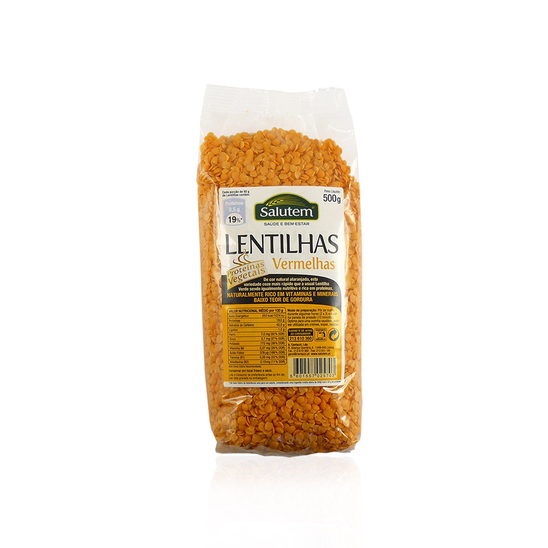Salutem Lentejas Rojas 500 gr