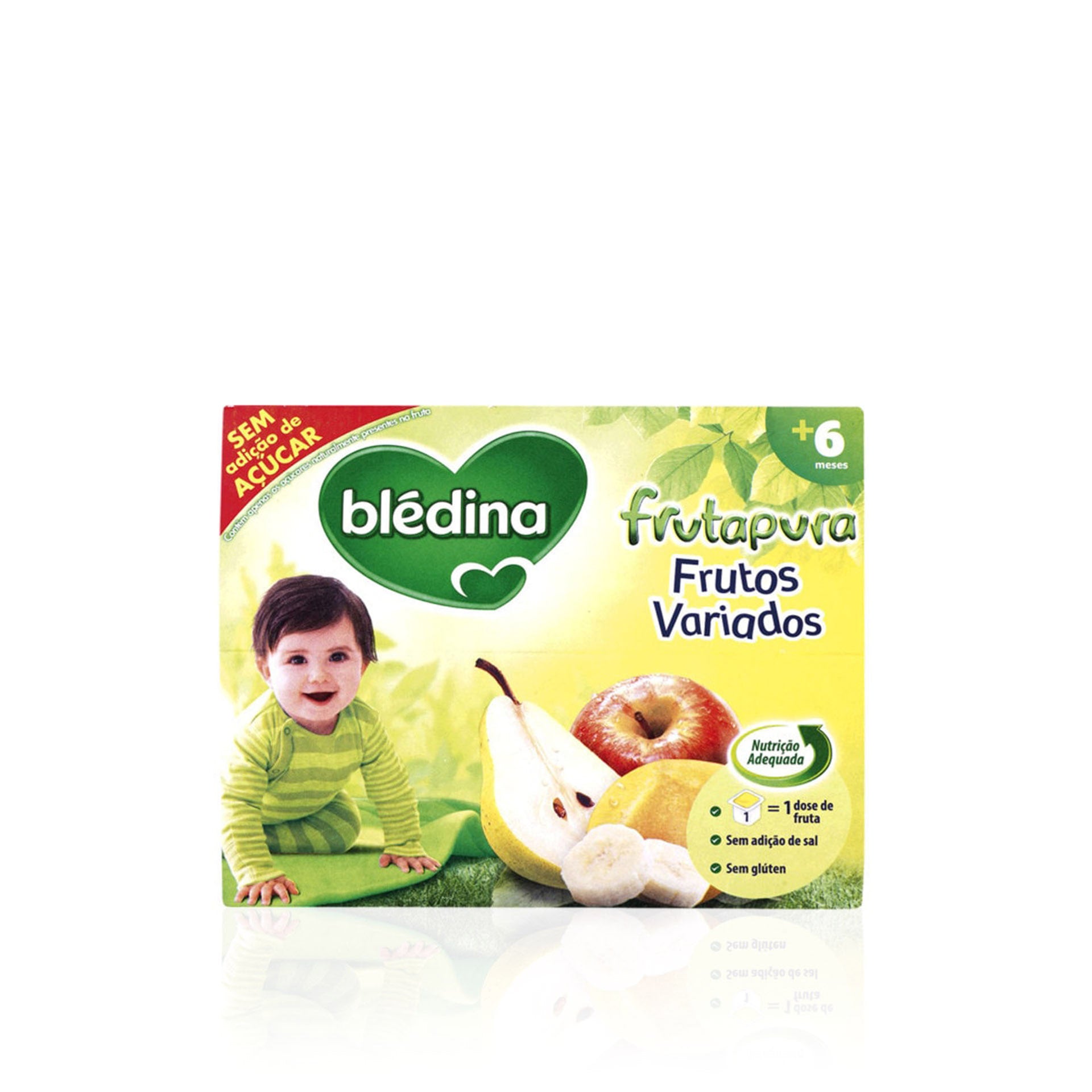 Blédina Puré de Fruta Frutos Variados +6 Meses 4 x 95 gr