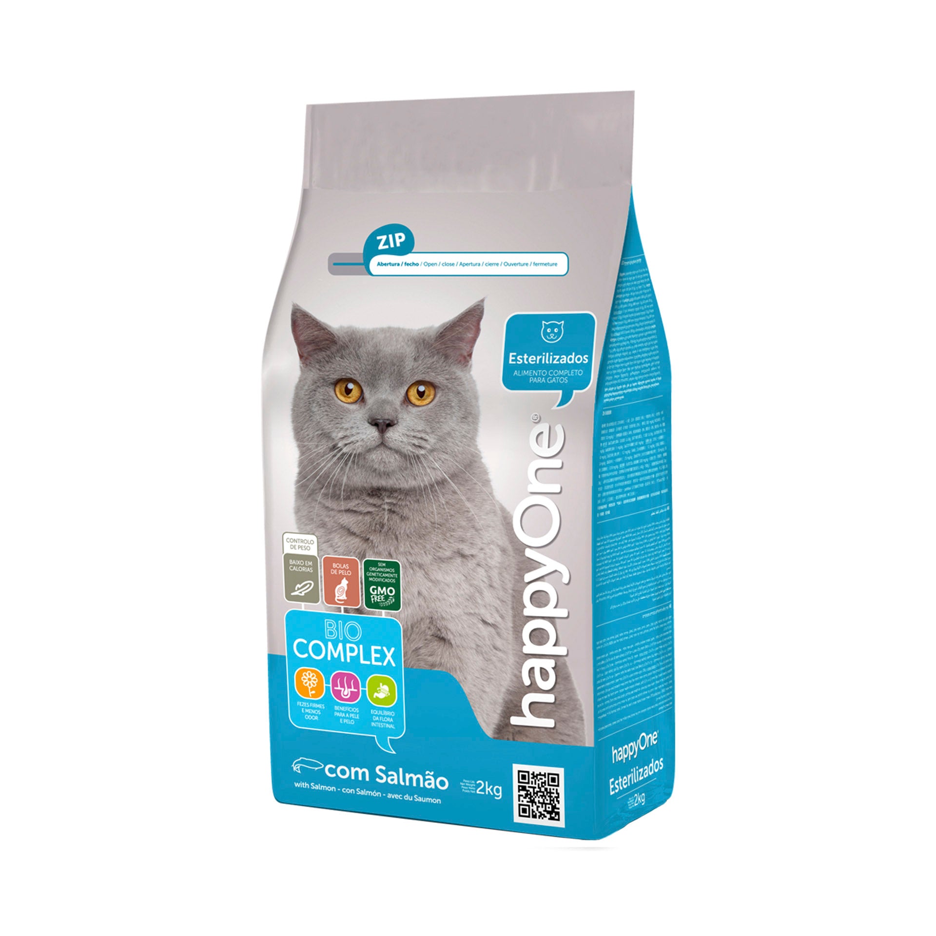 happyOne Alimento Completo Para Gatos Adultos - Esterilizado 2 kg