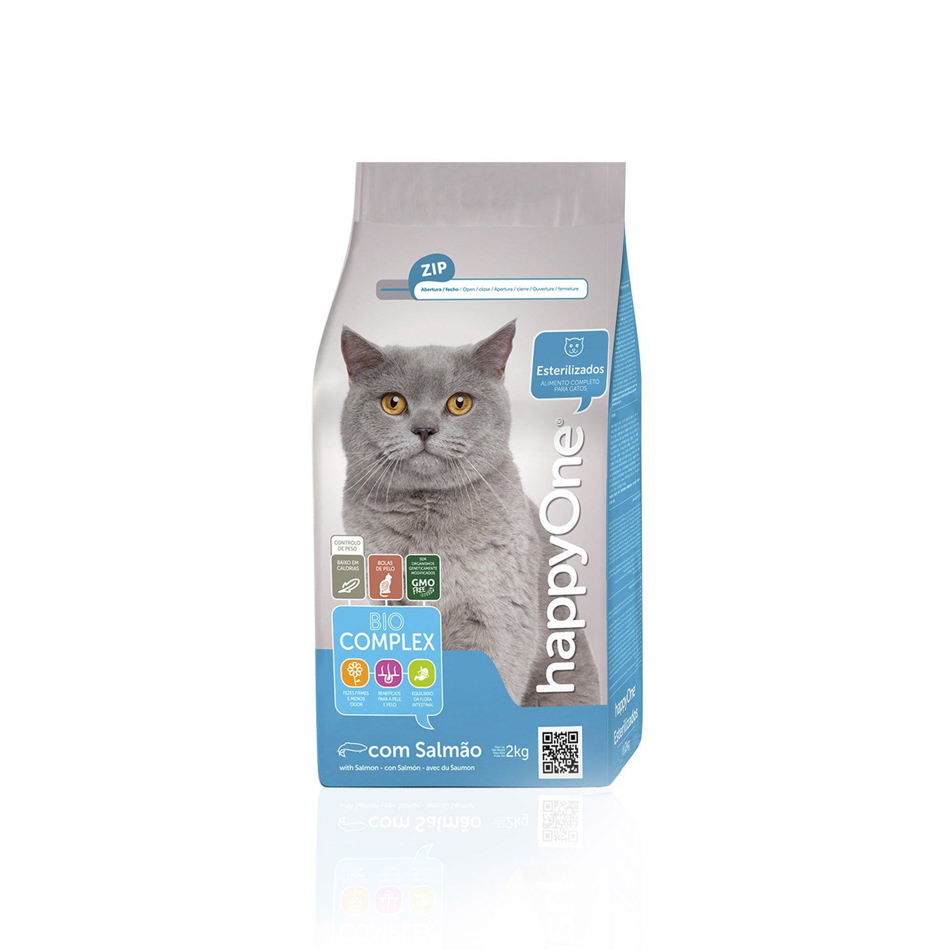 happyOne Alimento Completo Para Gatos Adultos - Esterilizado 2 kg