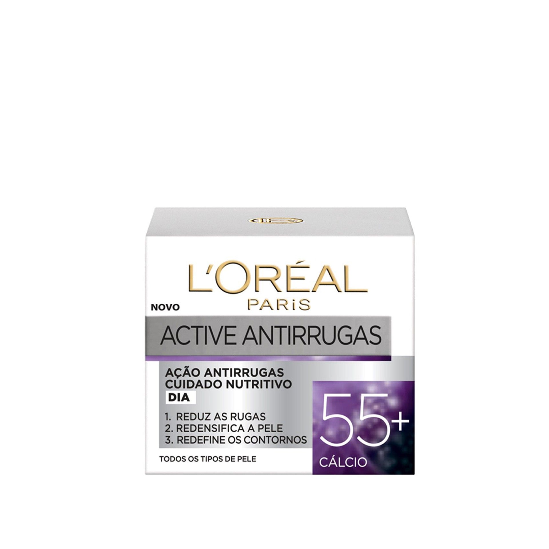L'Oréal Active Antirrugas Creme de Dia 55+ 50 ml