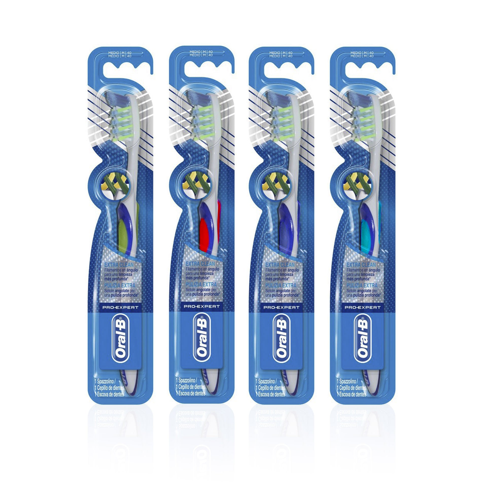 Oral-B Pro-Expert Extra Clean Médio 40 - Pack 2