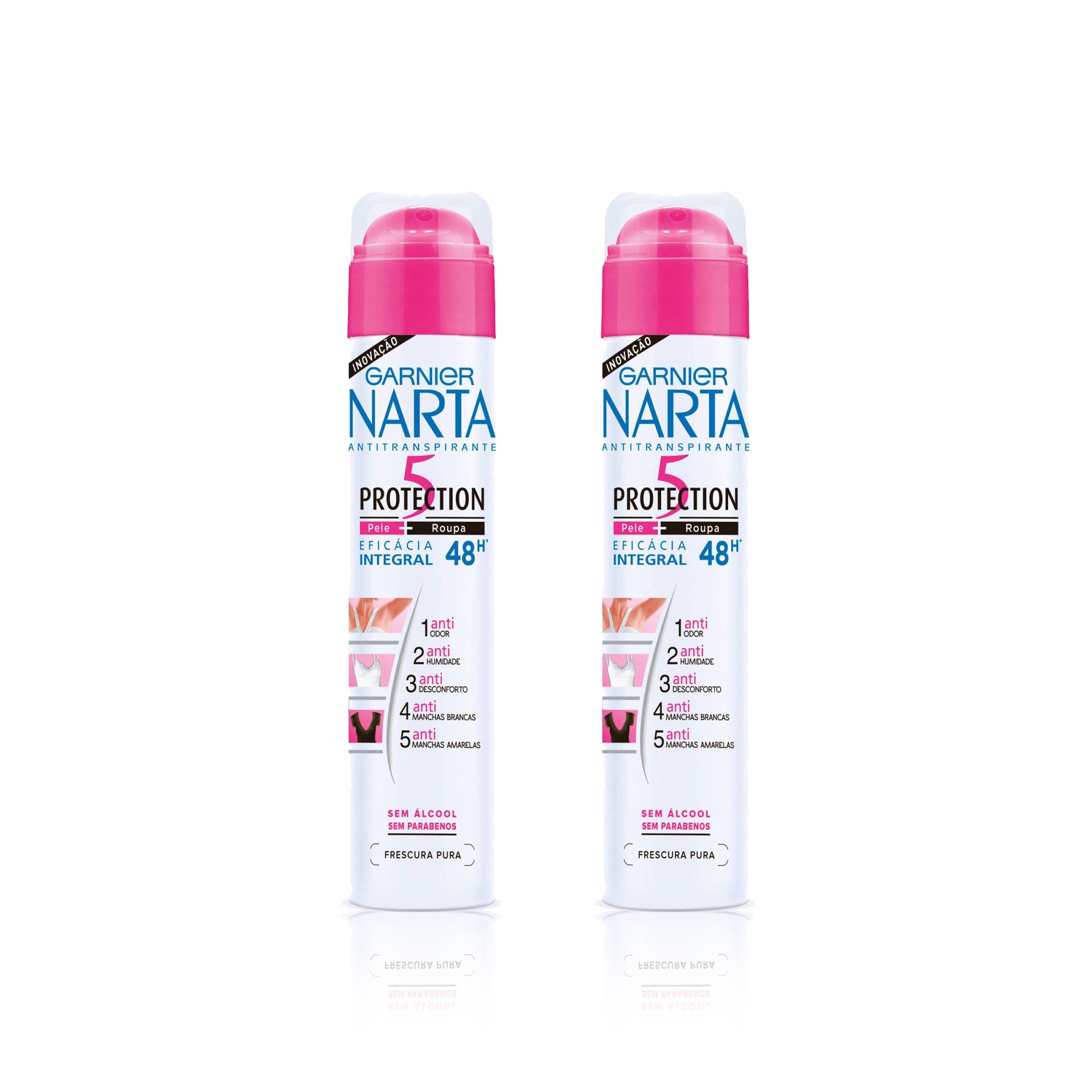 Garnier Narta Desodorizante Spray Protection 5 200 ml - Pack 2 x 200 ml