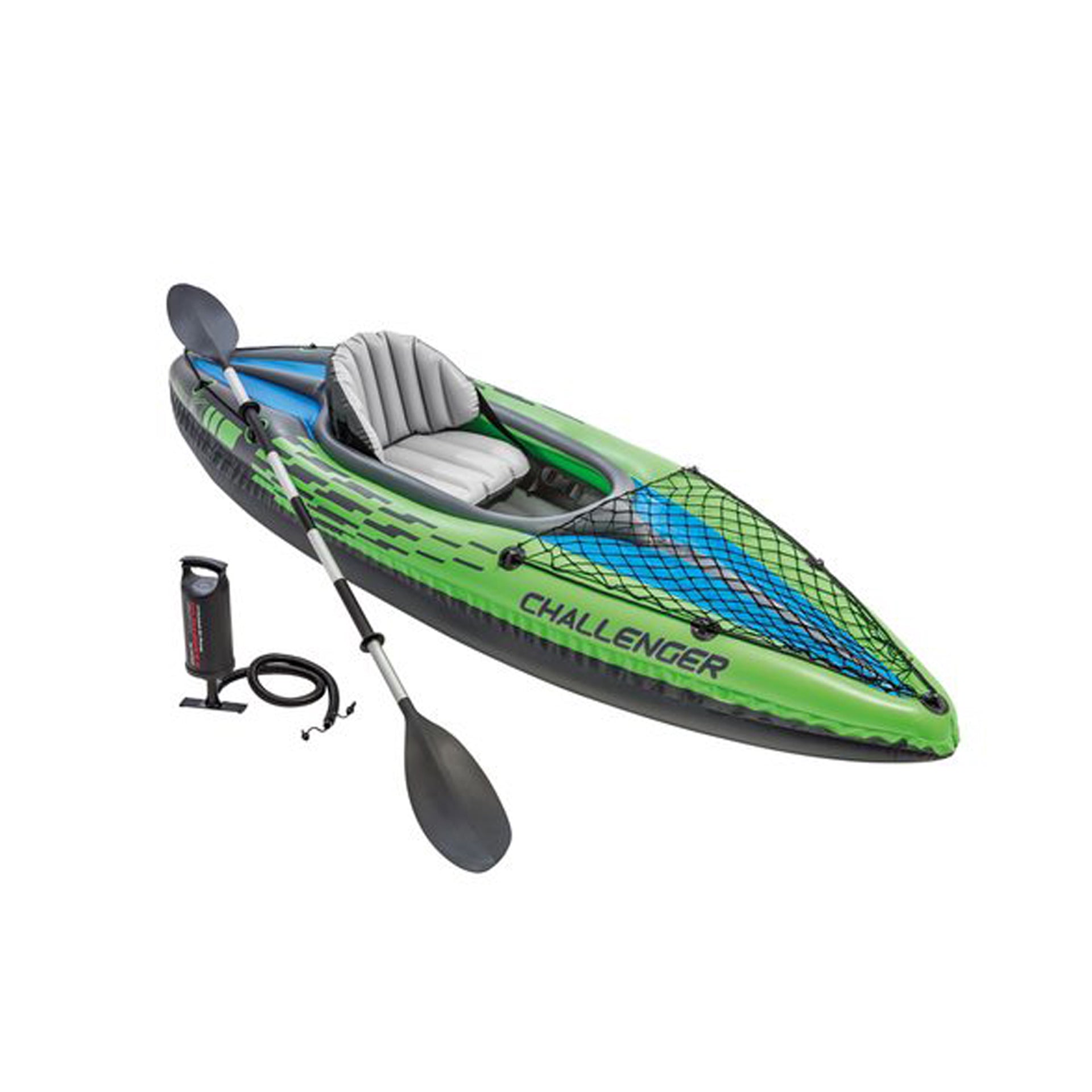 Kayak Hinchable Intex Challenger K1 con 1 Remo