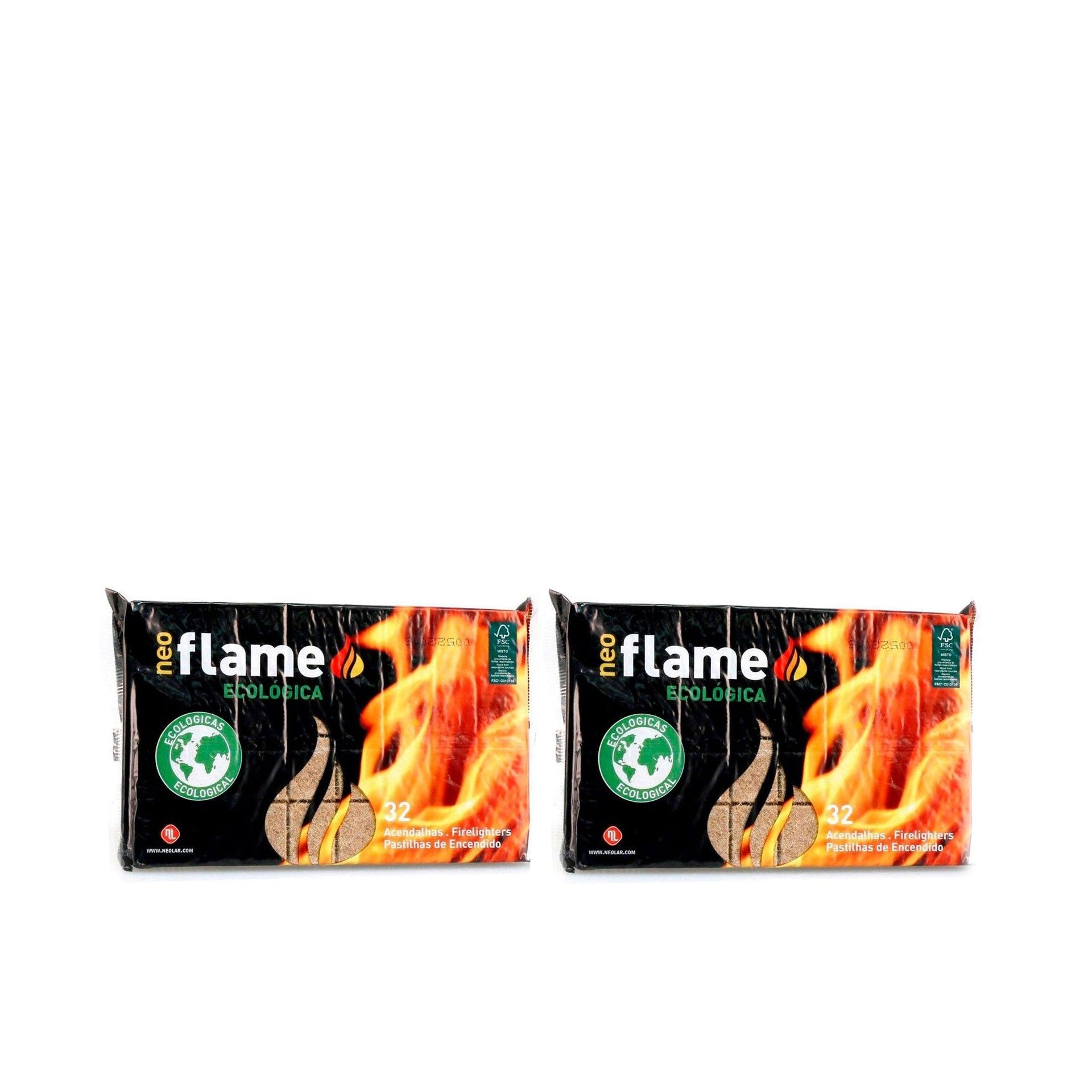 Flamefast Acendalha Eco Neoflame 32 cubos - Pack 2 x 32 cubos