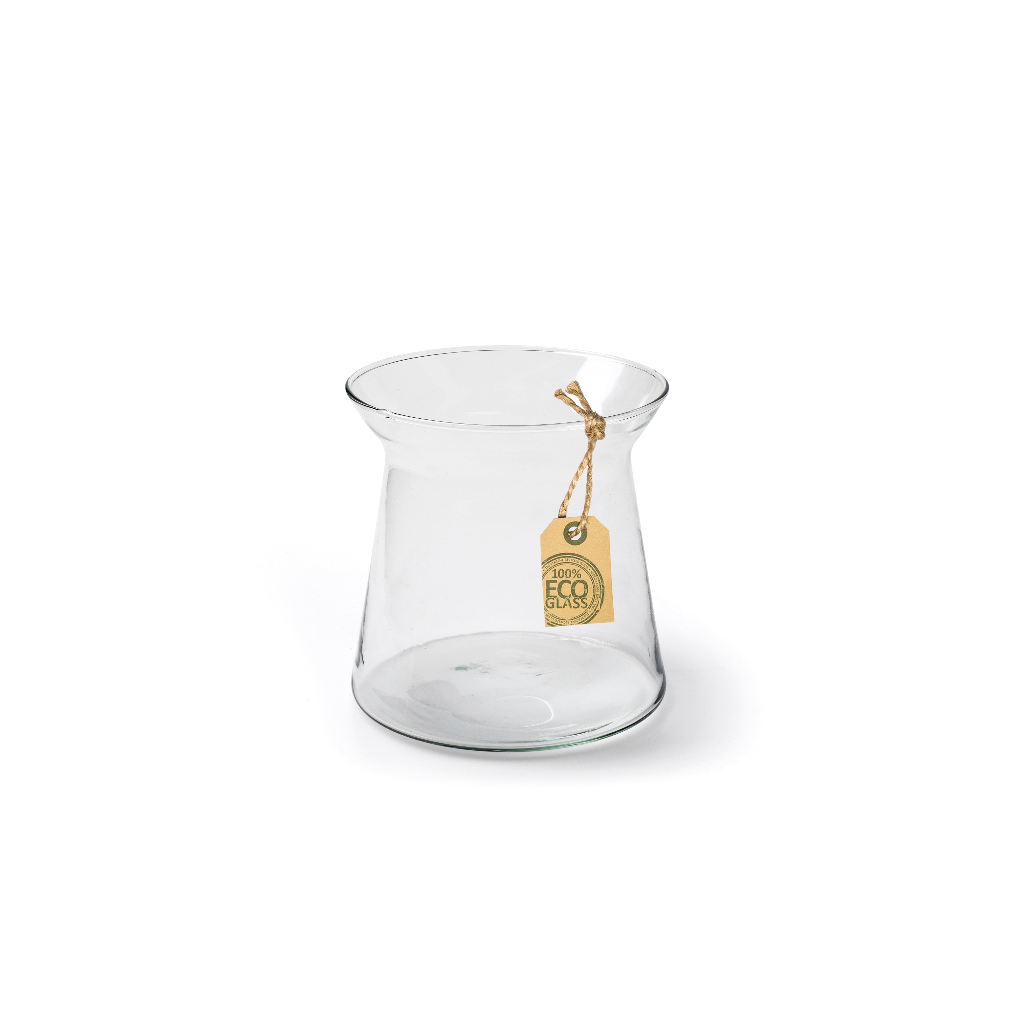 Vaso de Vidro Eco 12 cm Berga