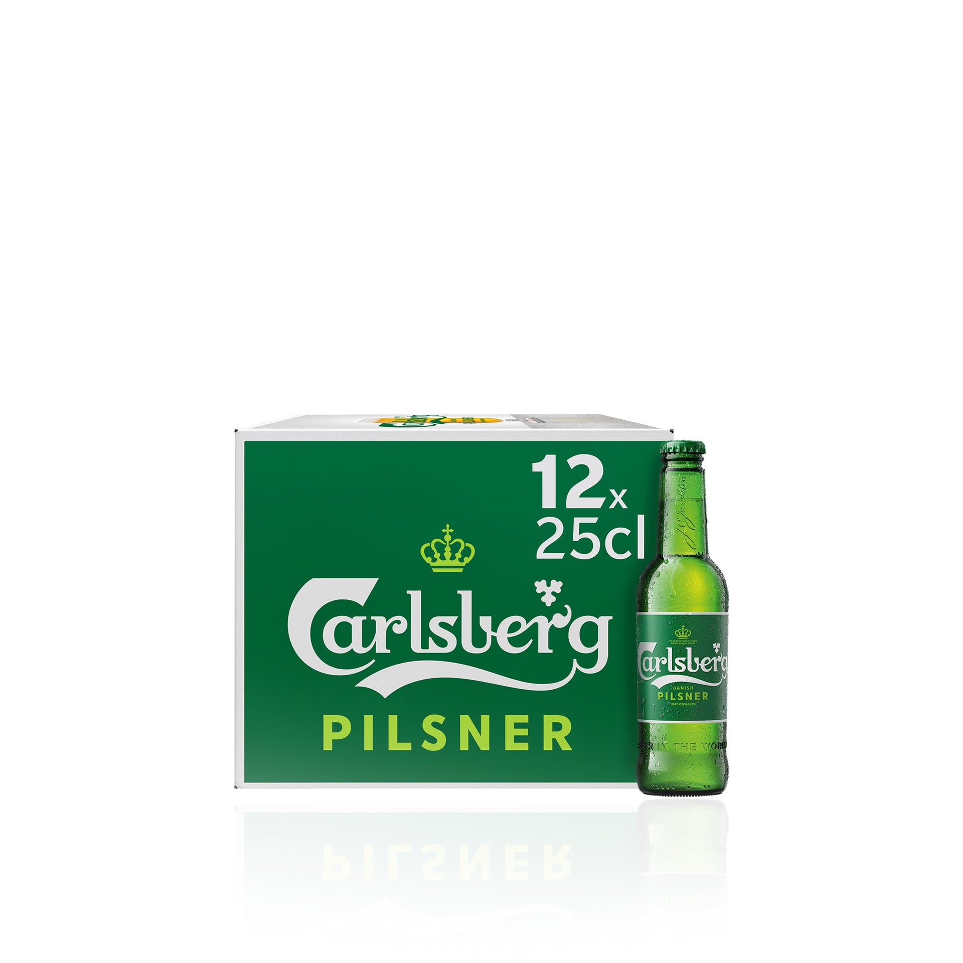 Carlsberg Cerveja com Álcool Garrafa TP 25 cl - Caixa 12 x 25 cl