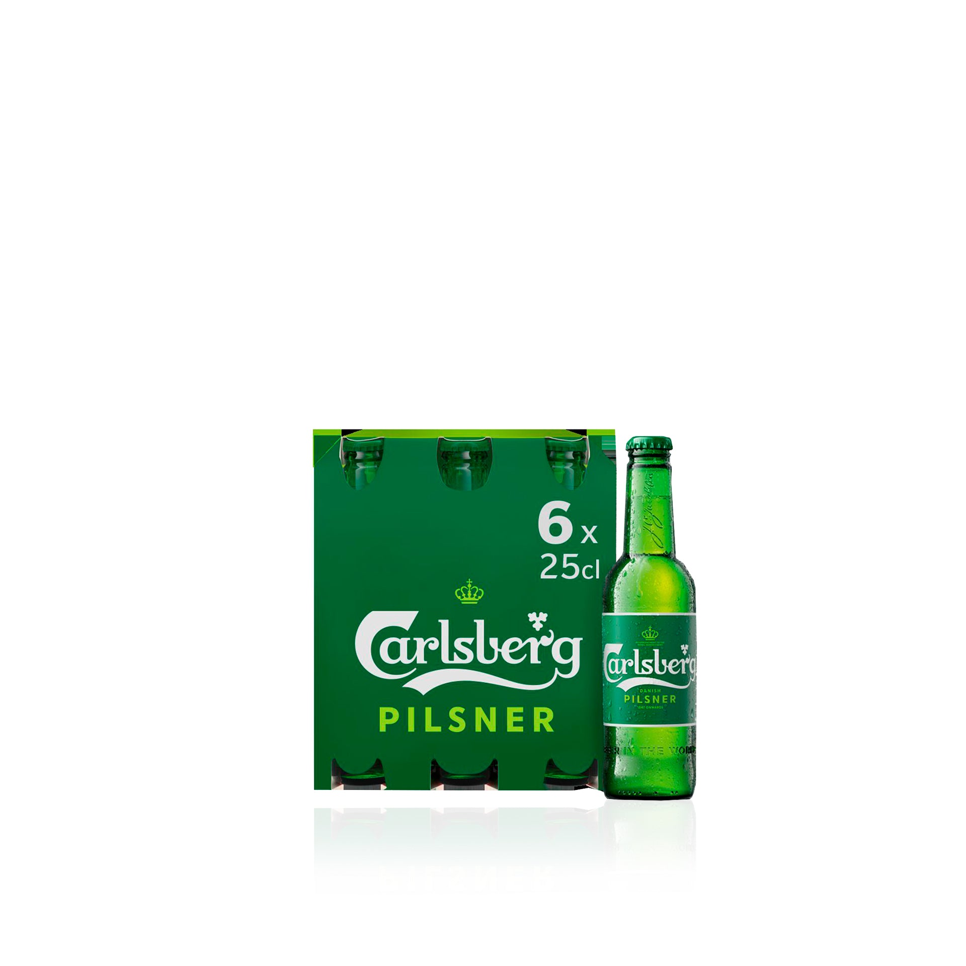 Carlsberg Cerveja com Álcool Garrafa TP 25 cl - Pack 6 x 25 cl