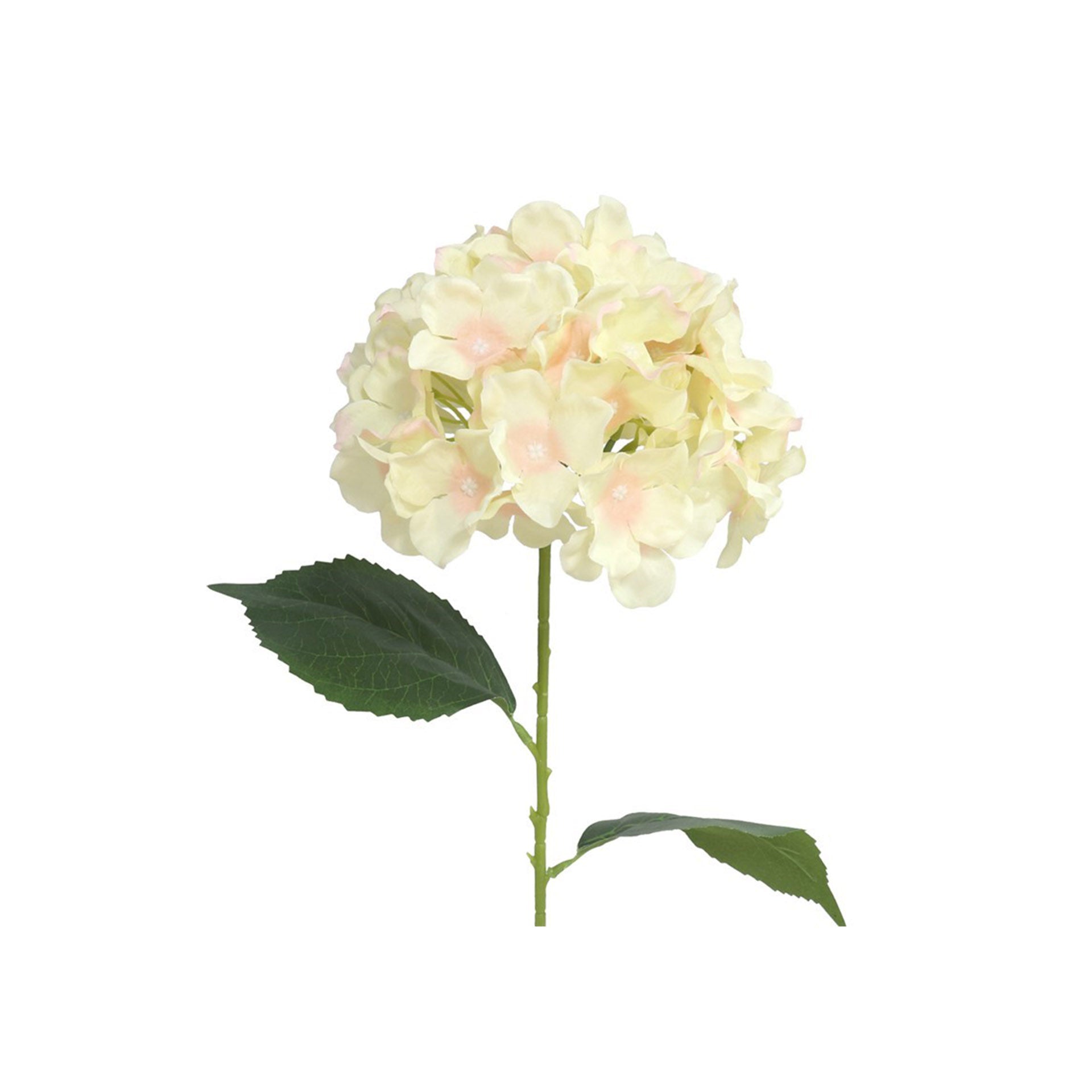 Flor Artificial Hortensia Branca 74 cm