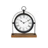 Reloj de mesa de madera y metal HKH