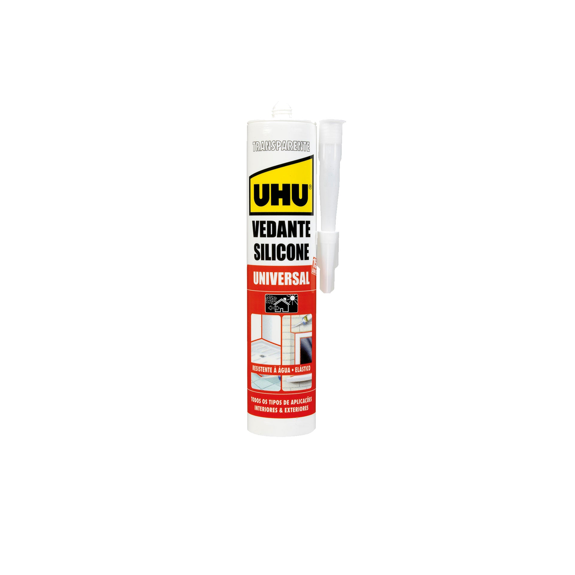 UHU Silicone Universal Transparente 280 ml / Acid Based