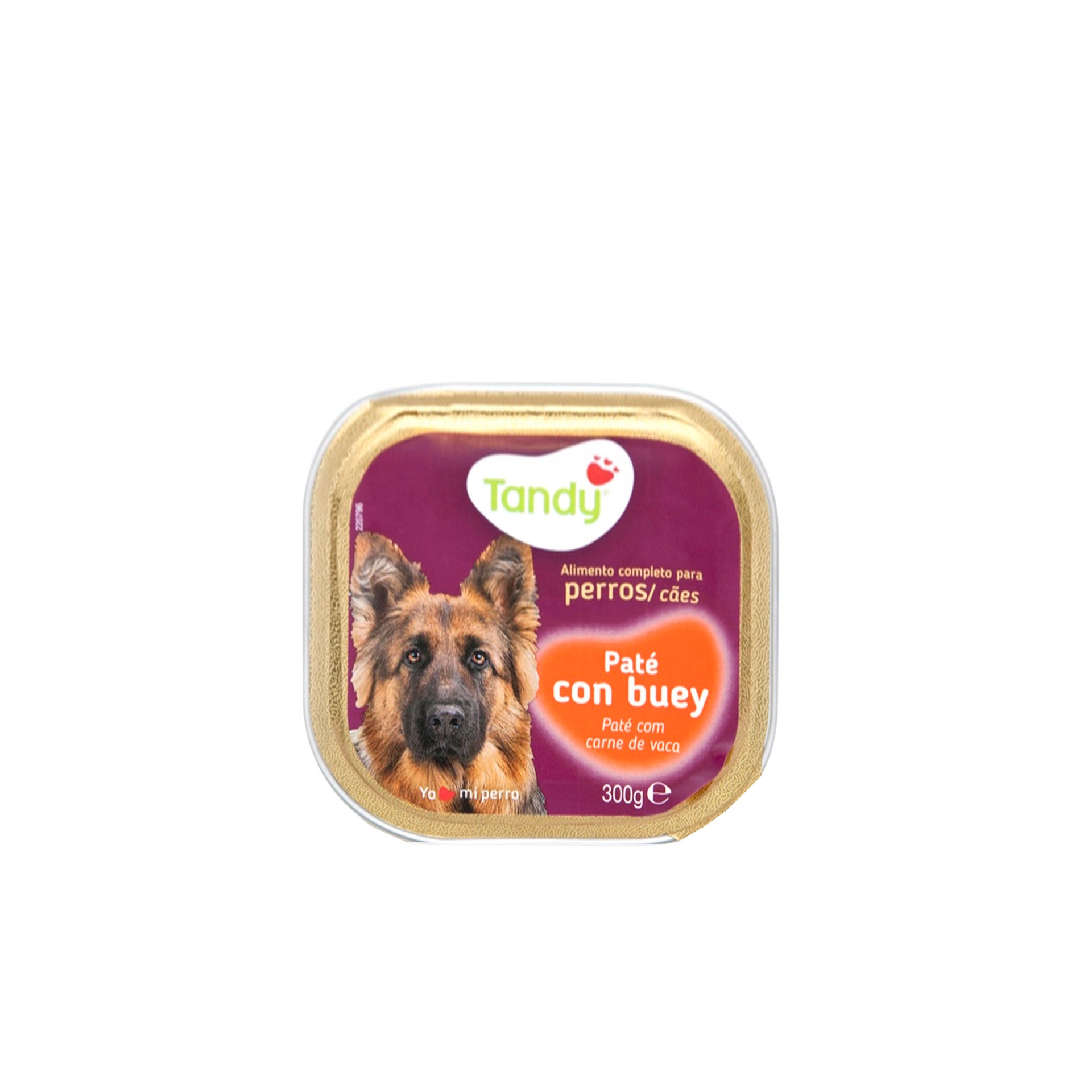 Tandy Alimento para Cão Vaca Terrina 300 gr - Pack 3 x 300 gr