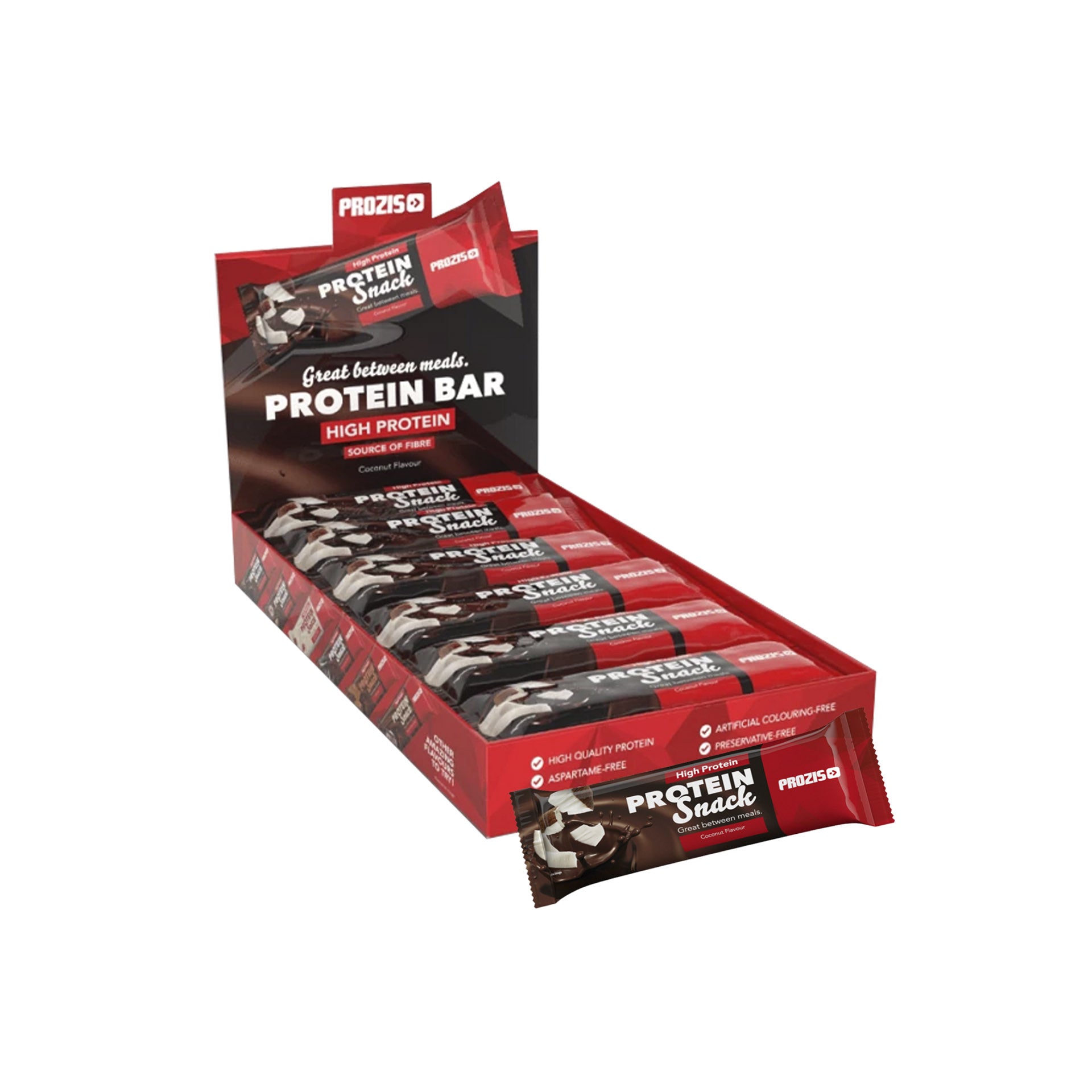 Prozis Protein Snack Côco 30 gr - Pack 12 x 30 gr
