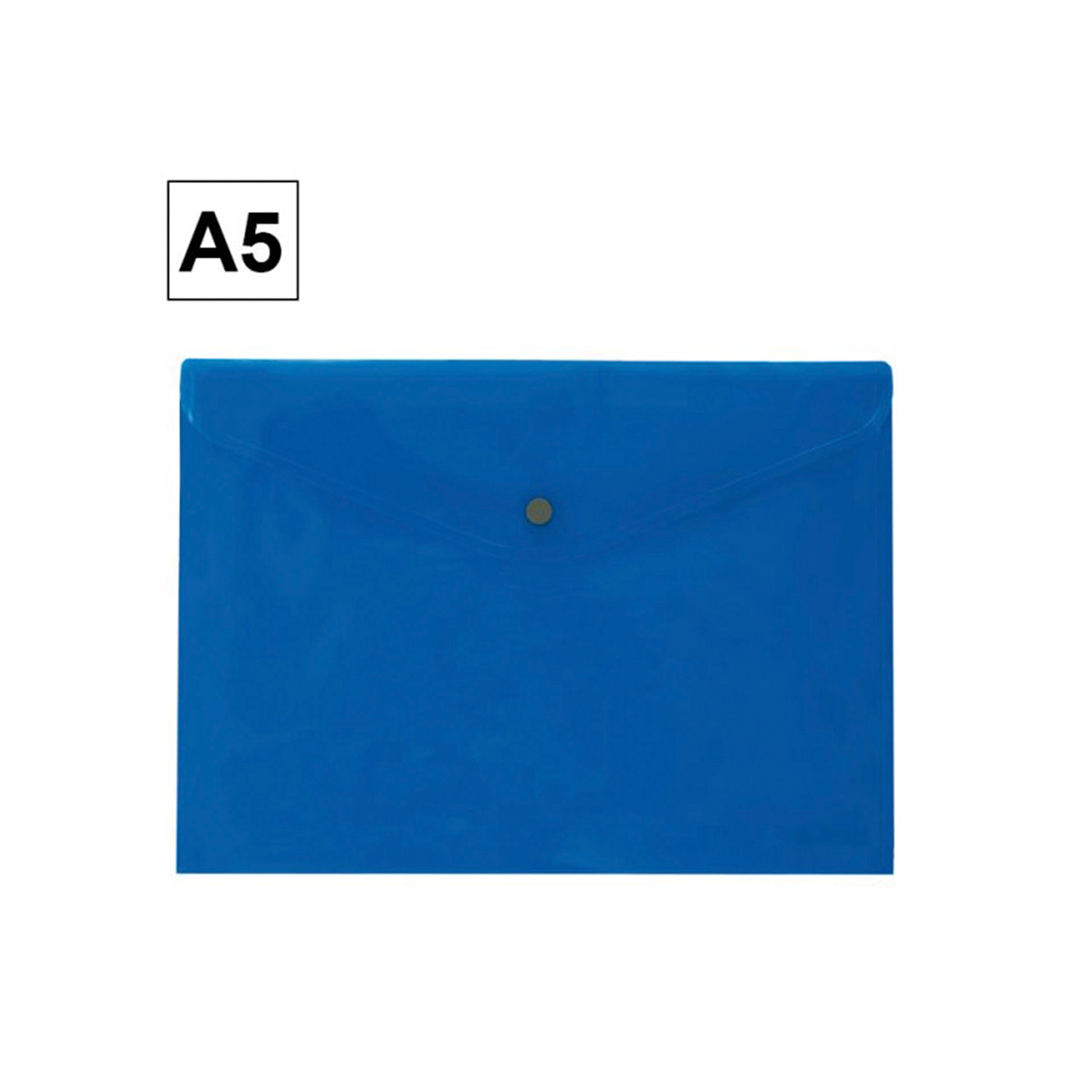 Plus Office Classificador Pasta Envelope PP A5 Azul