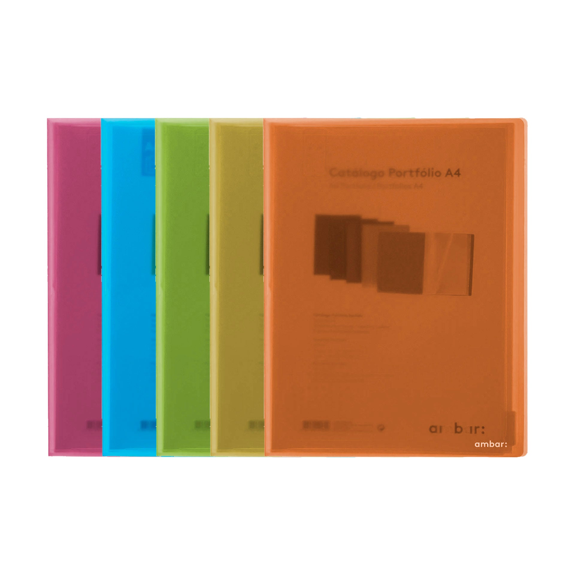 Ambar Catálogo Portfólio A4 Polipro 10 Bolsas (20 Pág.)