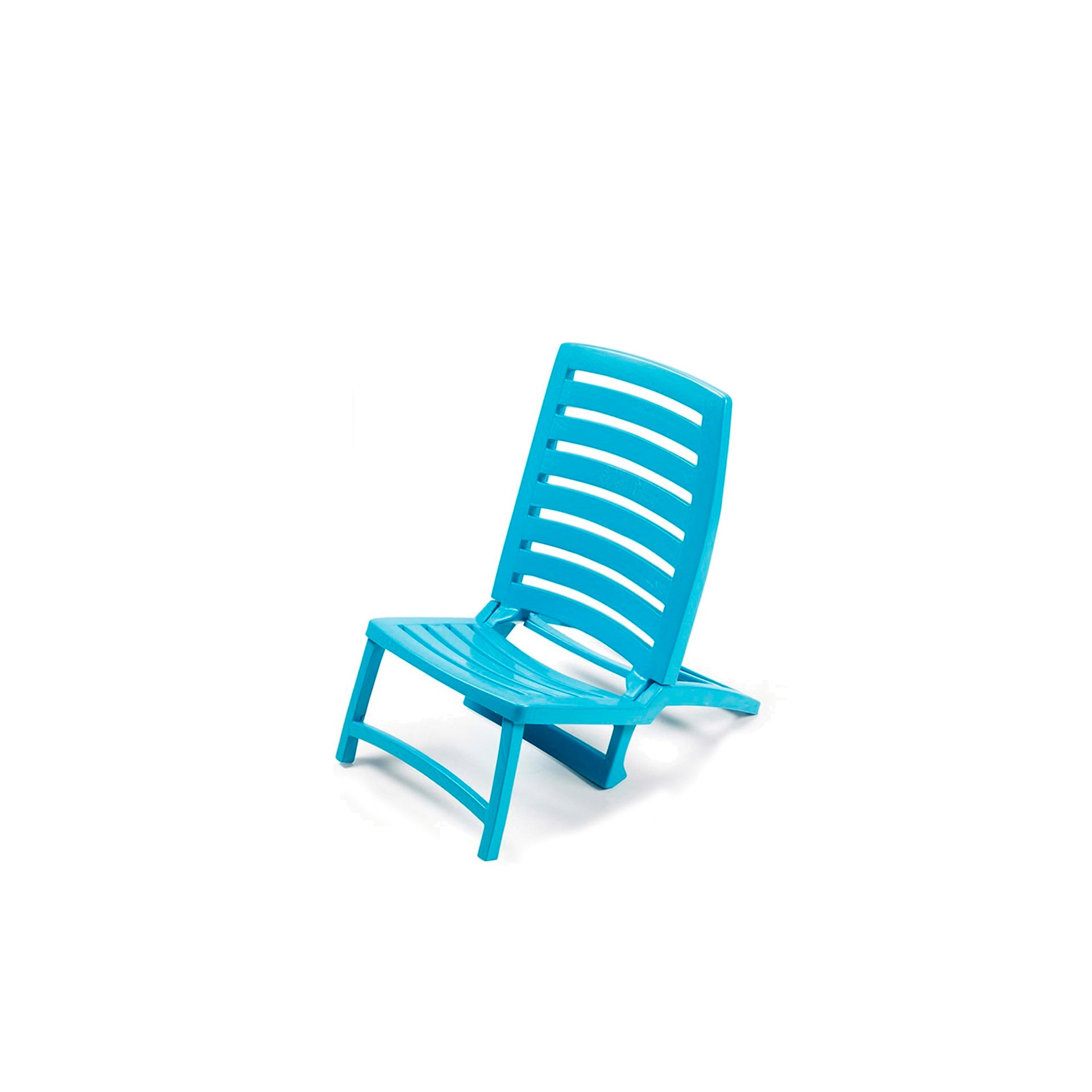 Cadeira de Praia Dobrável Azul Rio