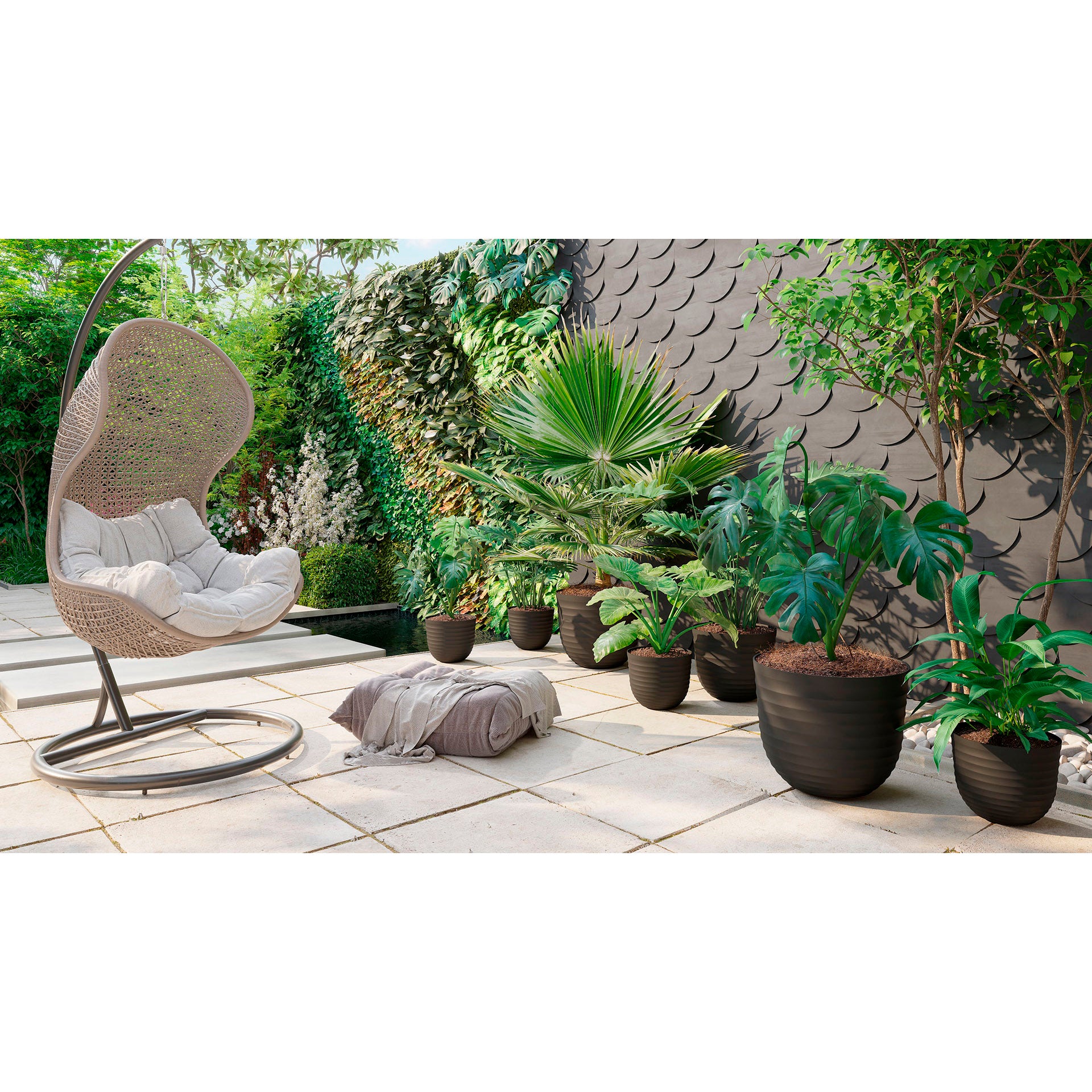 Artevasi Vaso Havana Waves 50 cm Vulcano