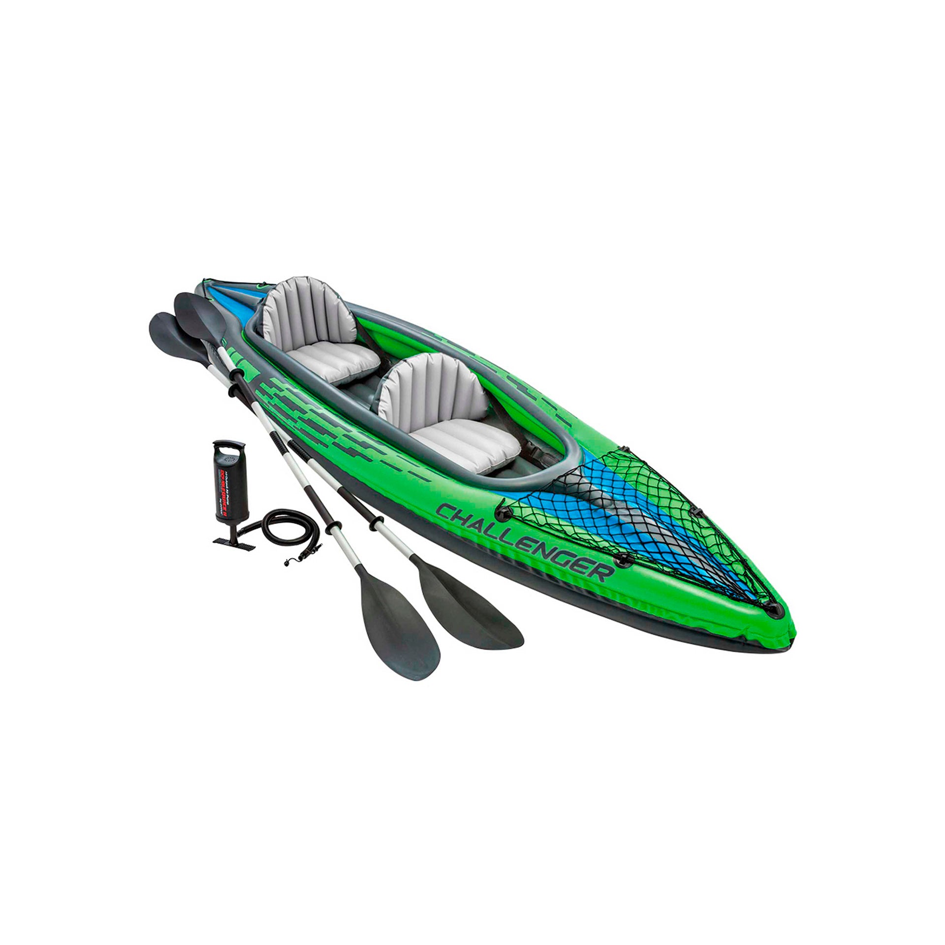 Kayak Hinchable Intex Challenger K2 con 2 Remos