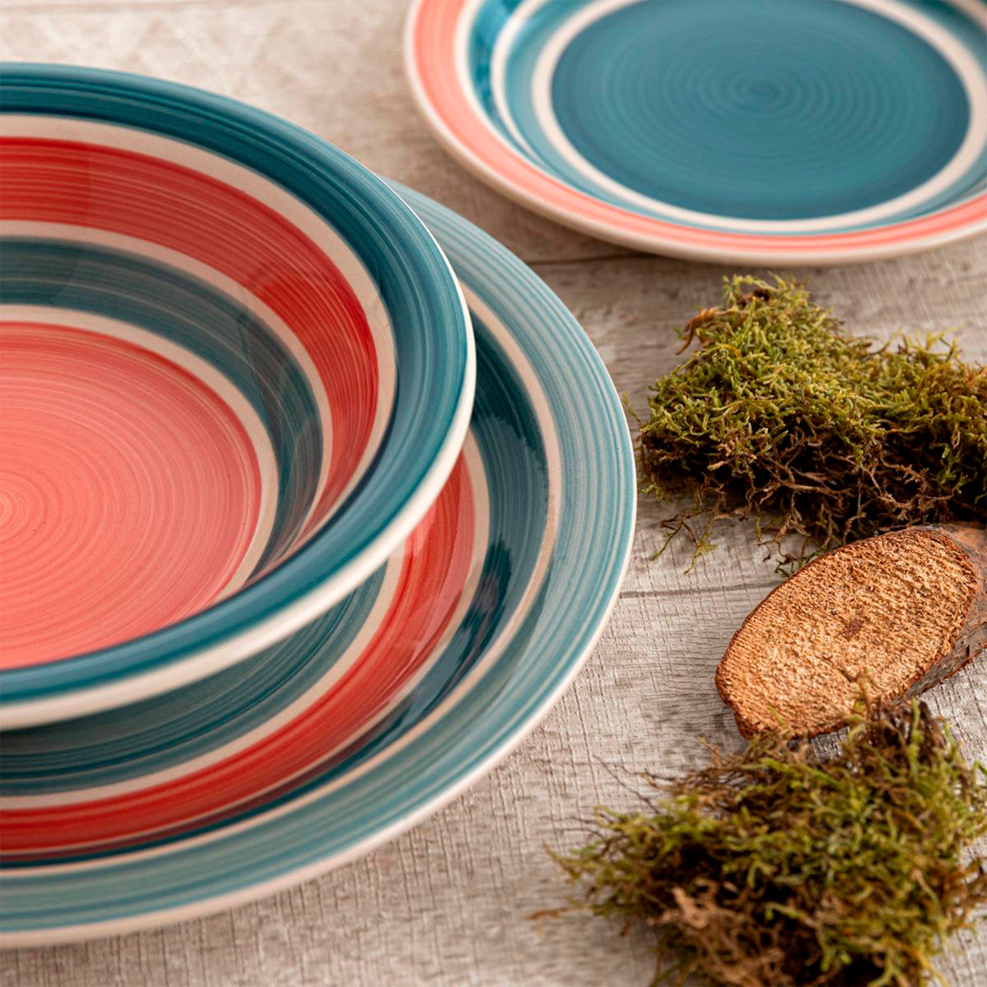 Lavavajillas Vajilla Microondas JUEGO DE VAJILLA DE PAJA DE TRIGO