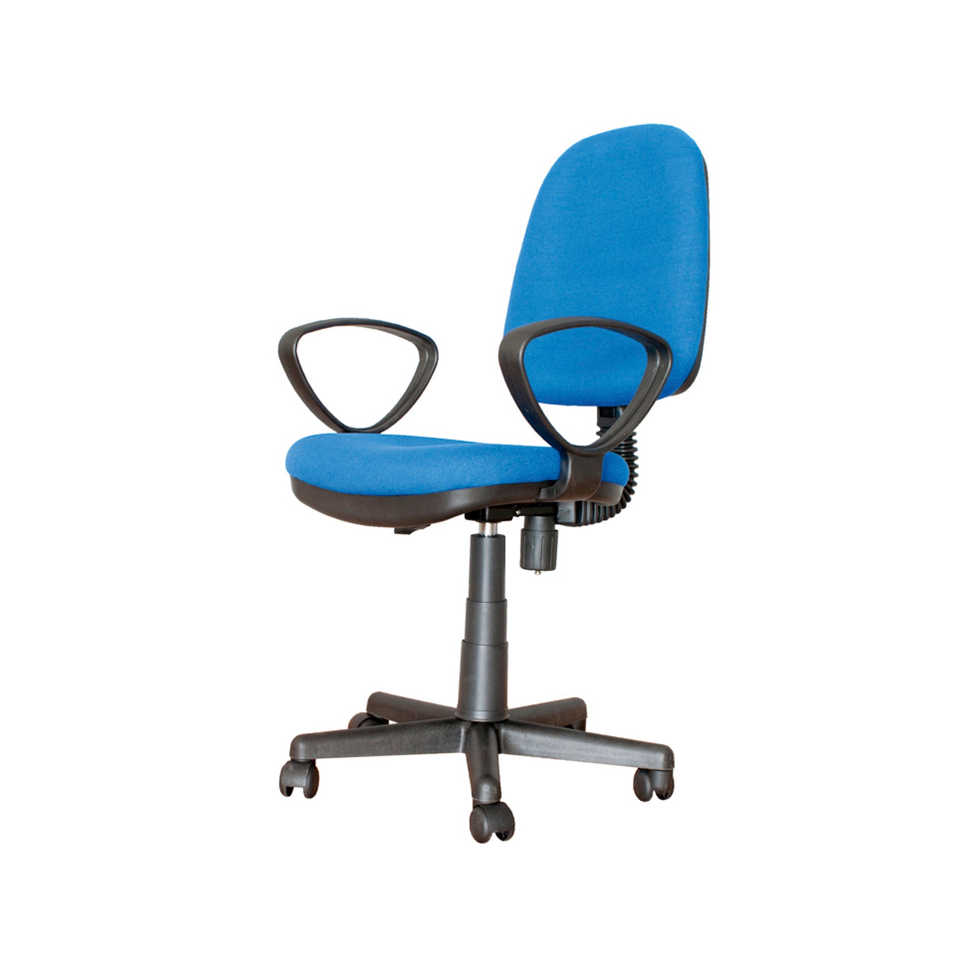 Plus Cadeira Escritório com Braços Azul com Rodas