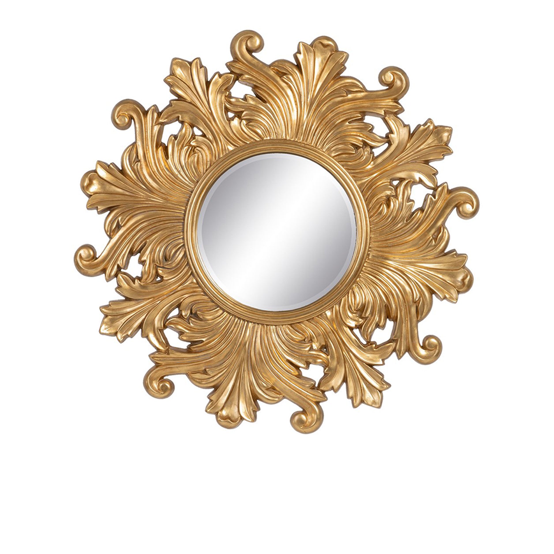 HKH Espelho de Parede Decorativo Dourado