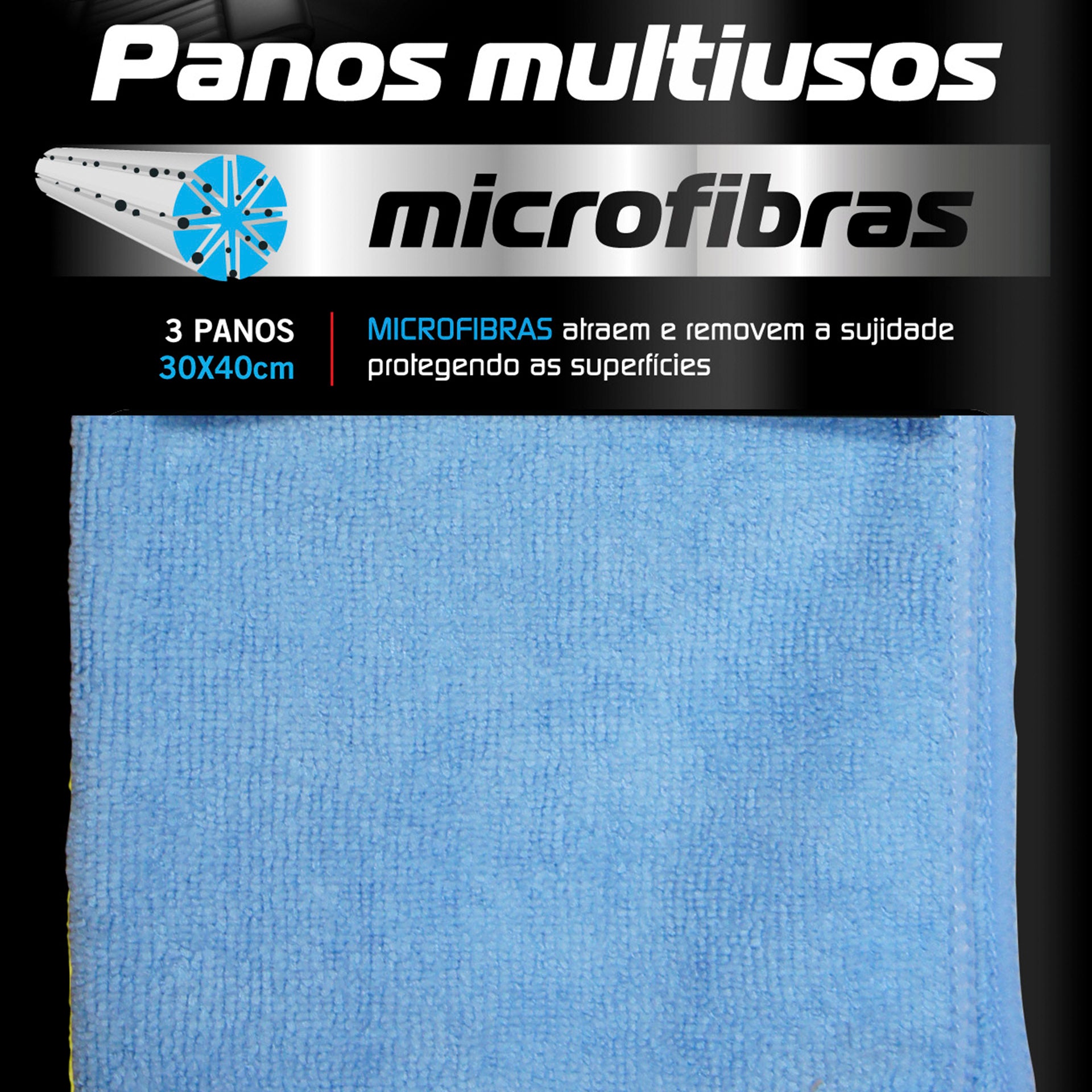 Redex Pano Multiusos Micro Fibras -3un -