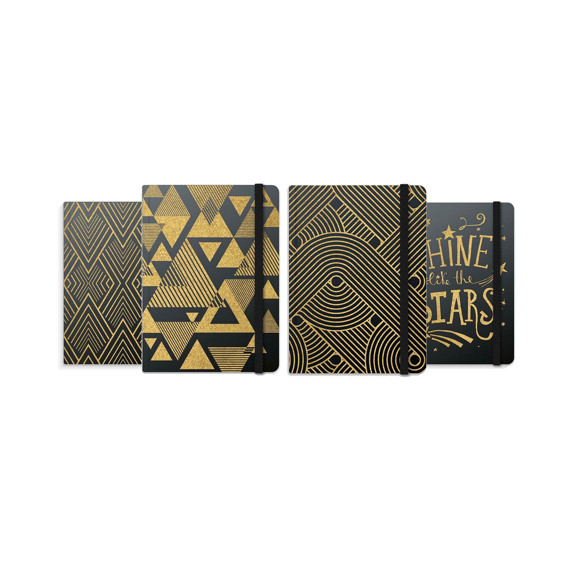 Ambar Notebook Goldbook Black 9 x 14 cm Pautado Sortido
