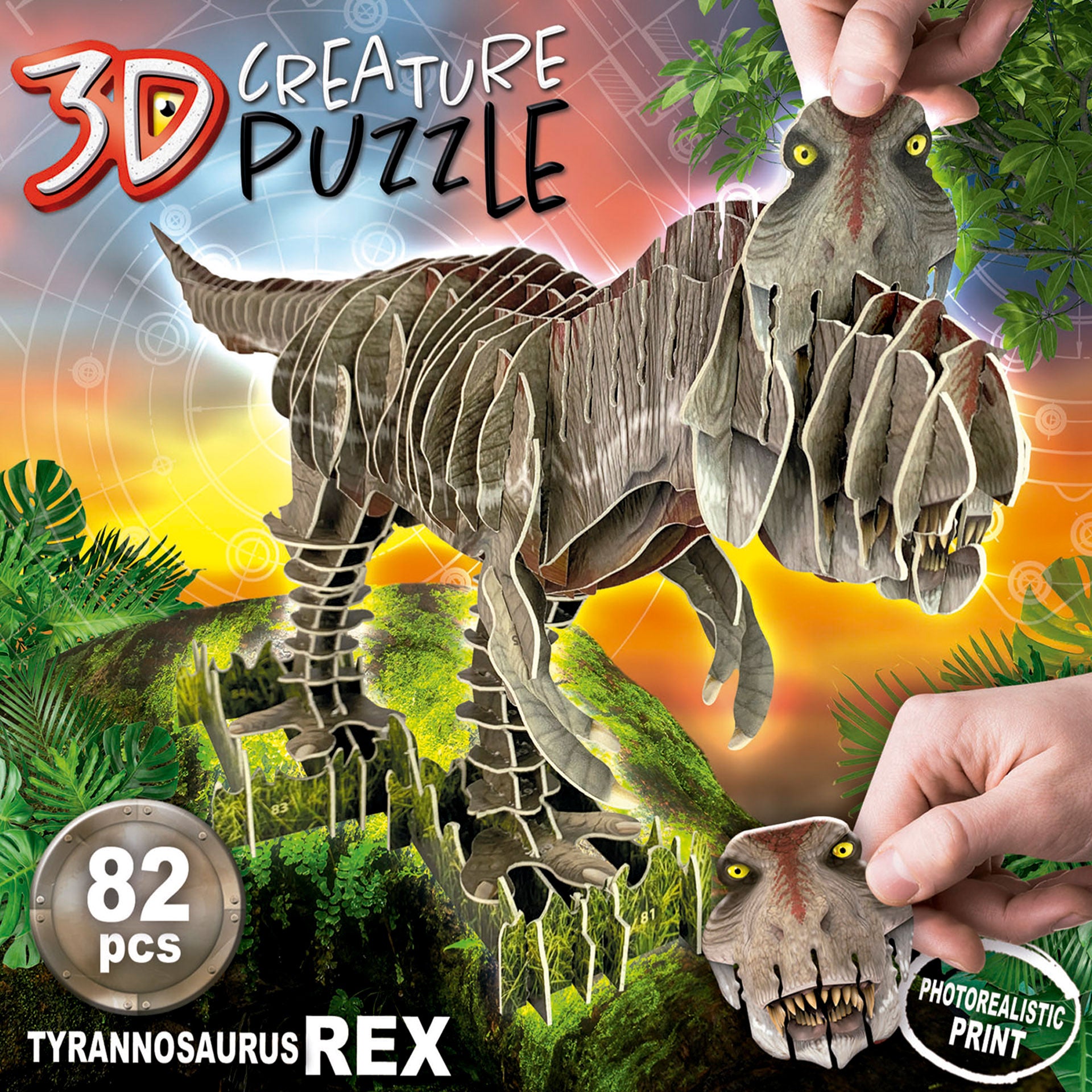 Educa Creature T-Rex 3D
