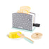 Juego de tostadora y accesorios de madera Woomax
