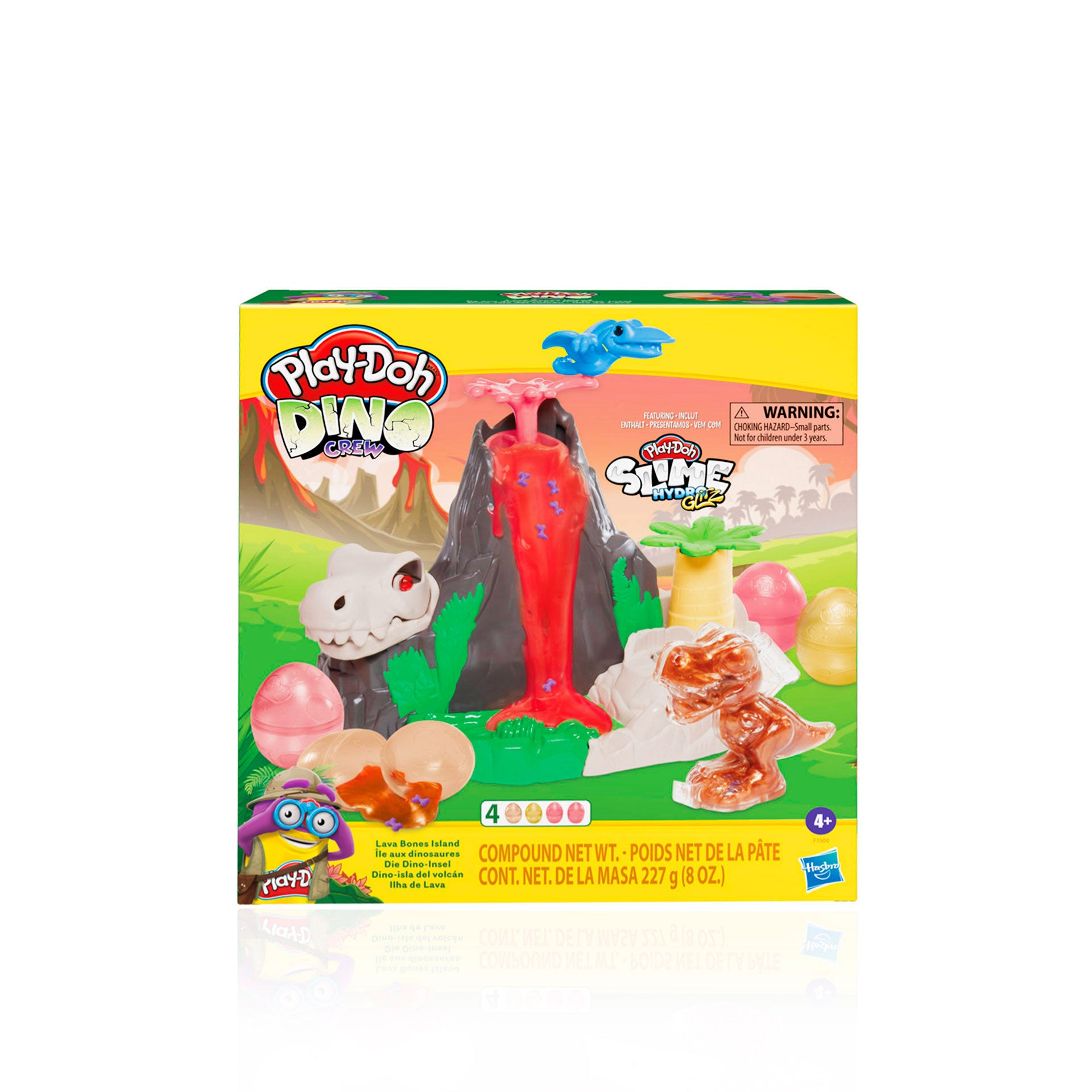 Play-Doh Plasticina com Slime Ilha do Vulcão