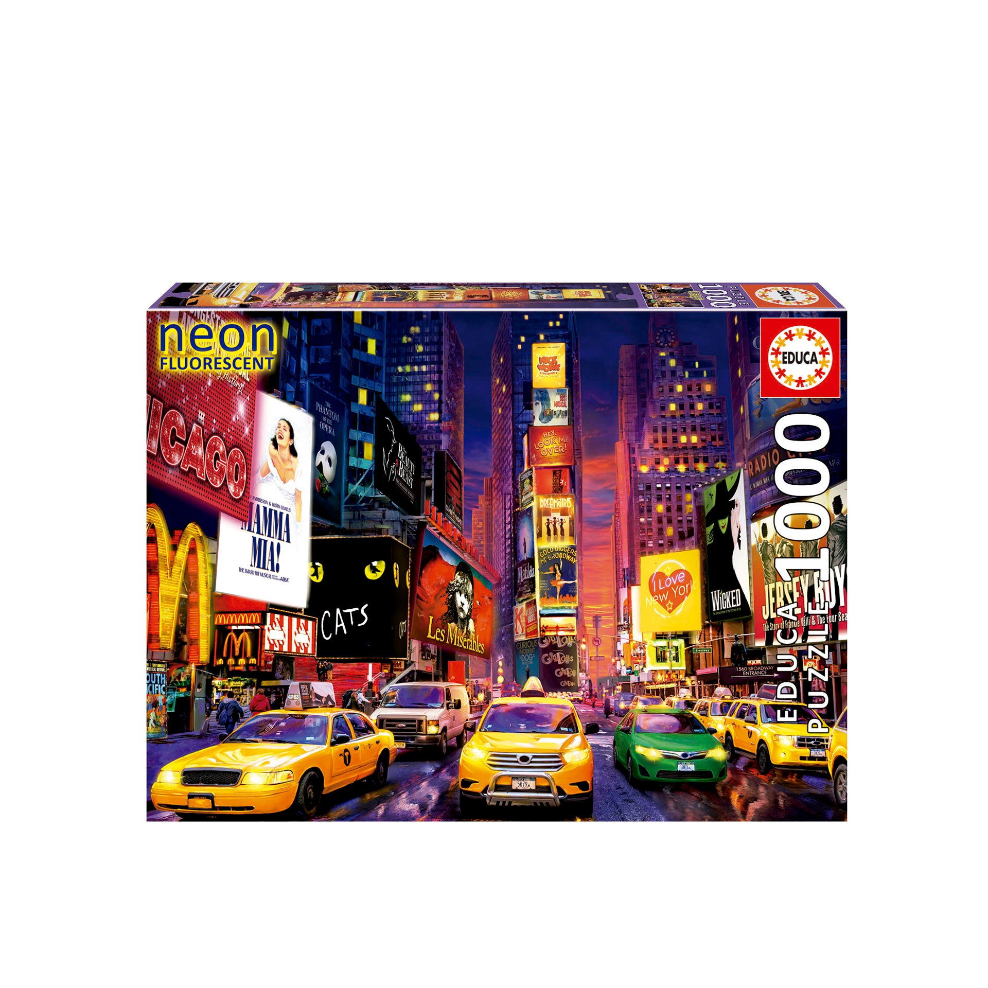 Educa Puzzle 1000 Peças Times Square - Nova Iorque Neon
